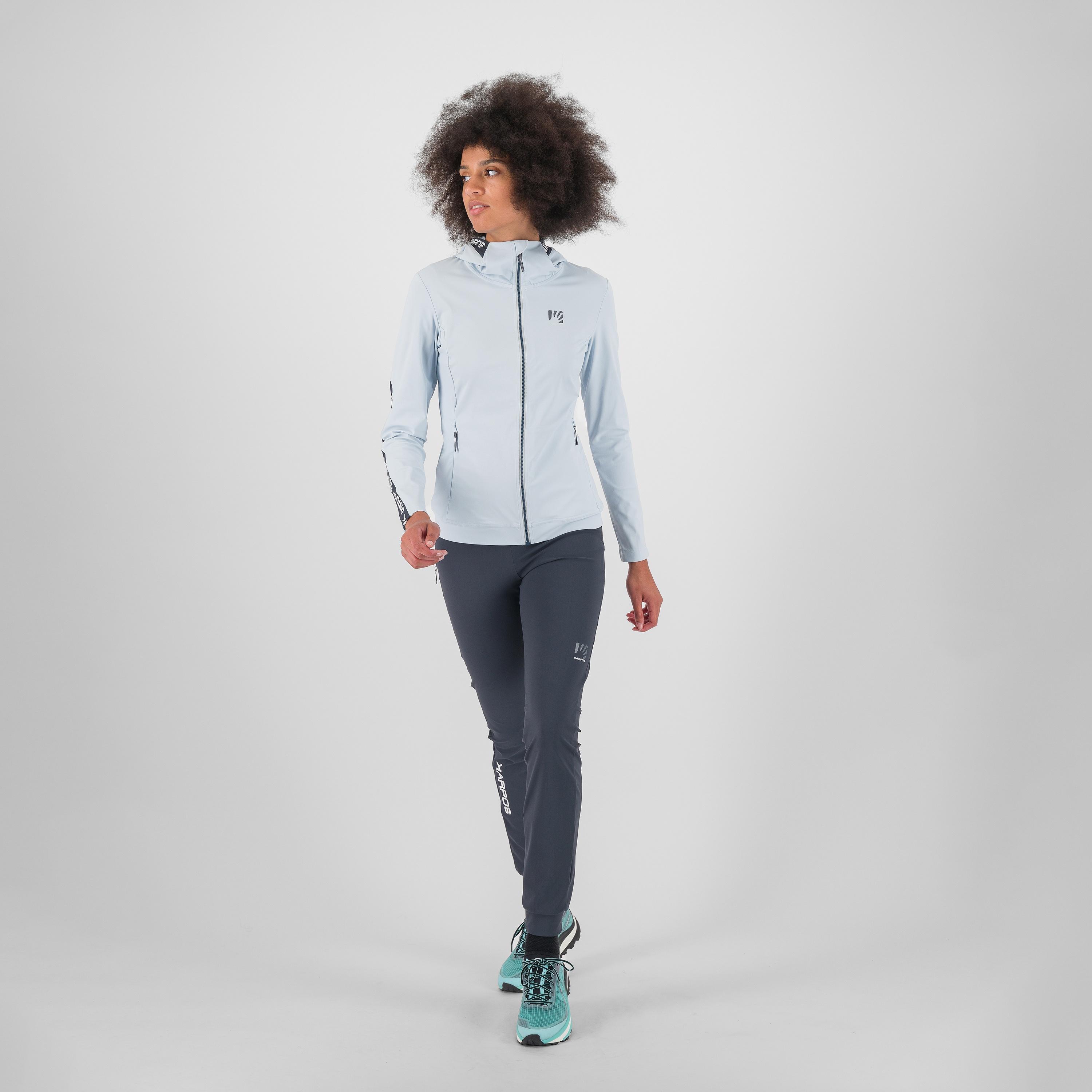 Easyfrizz w full-zip hoodie - skywriting/ombre blue - karpos