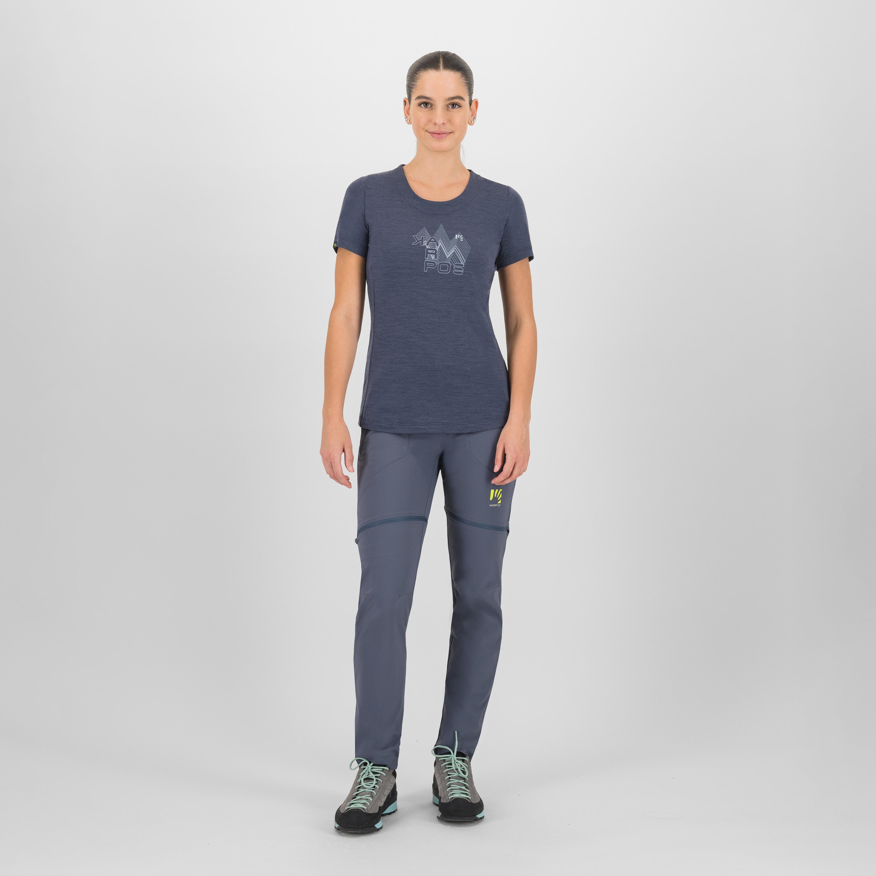 Gusela merino w t-shirt - ombre blue - karpos
