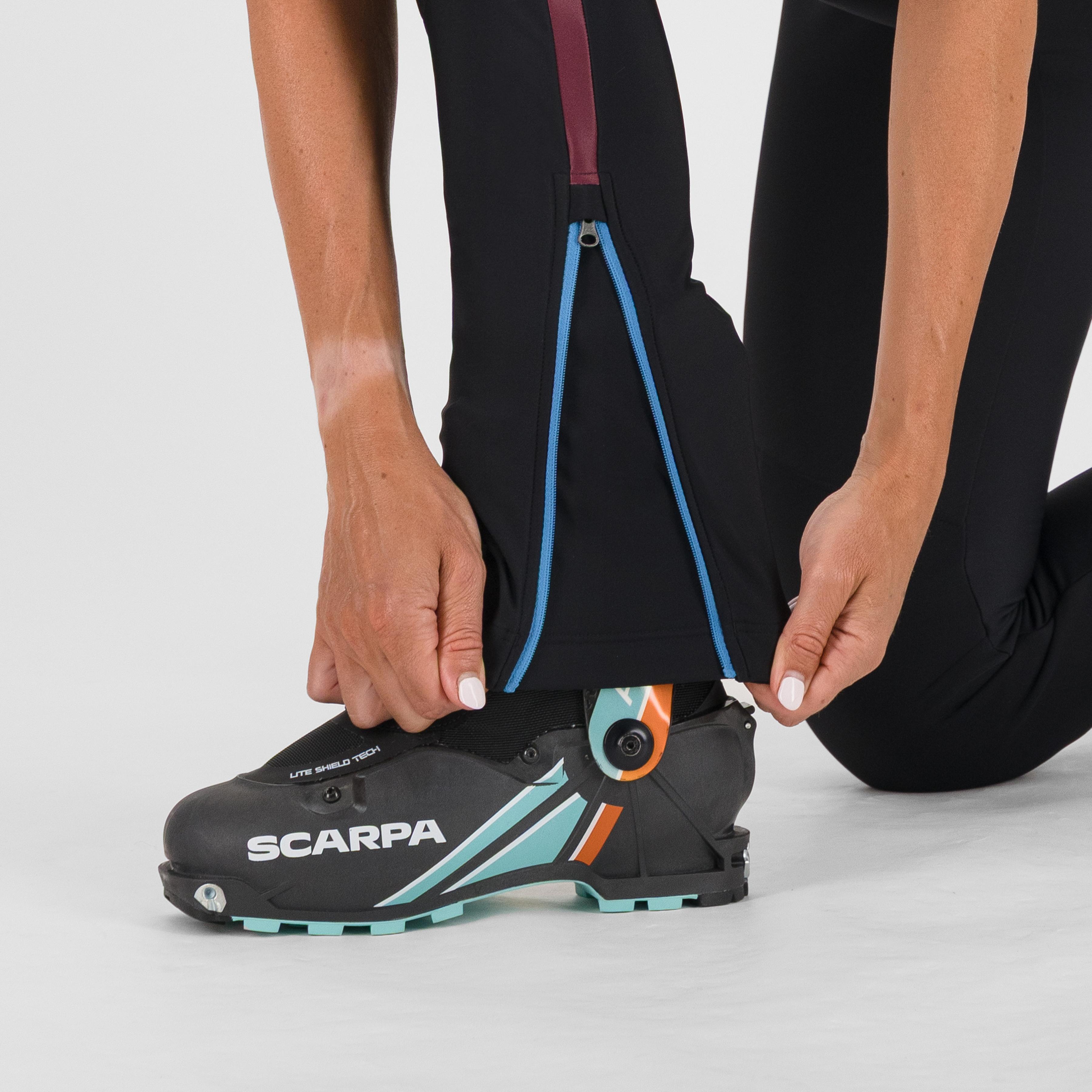 Alagna 2.0 w pants - black/crimson/pink power - karpos