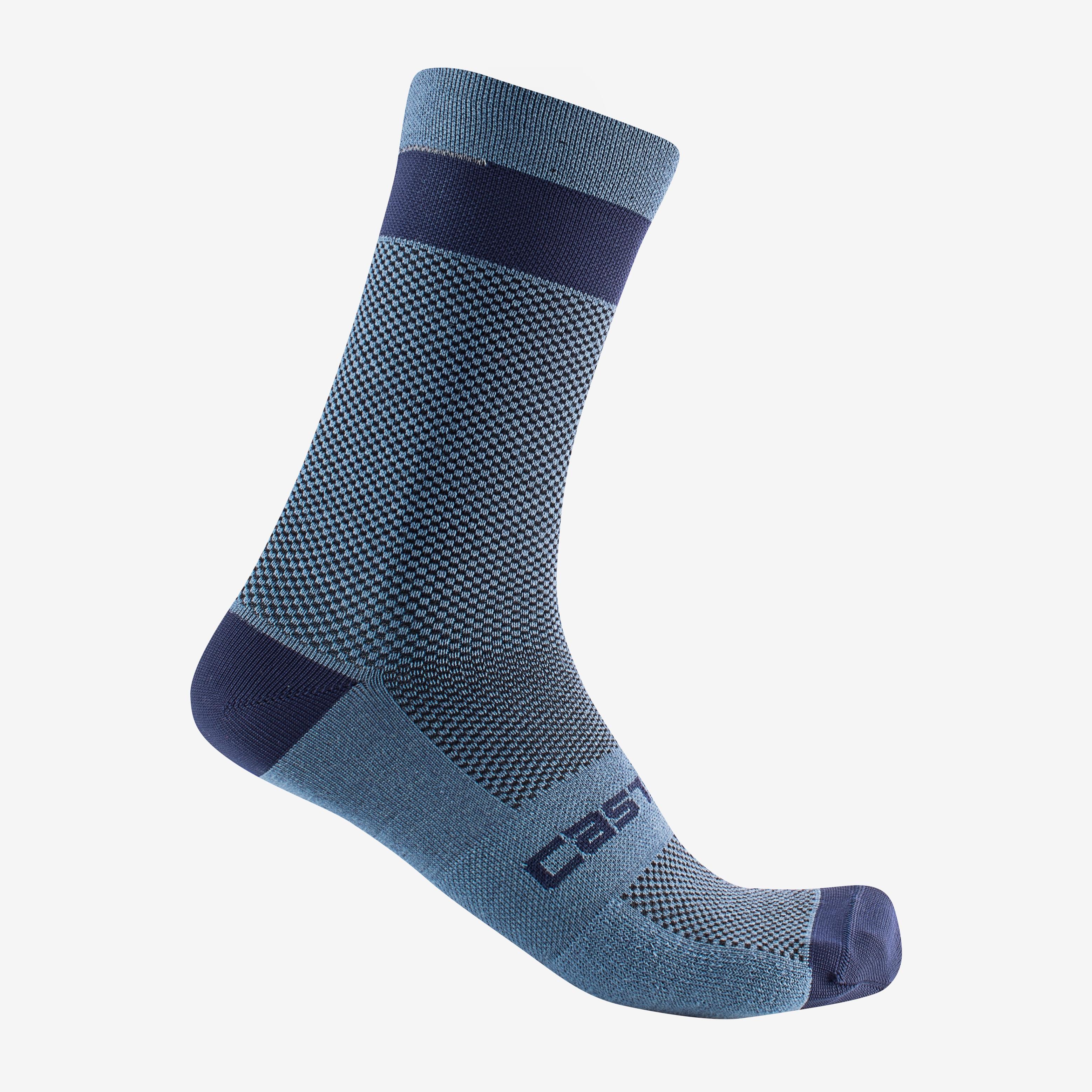 Alpha 18 sock - steel blue - castelli