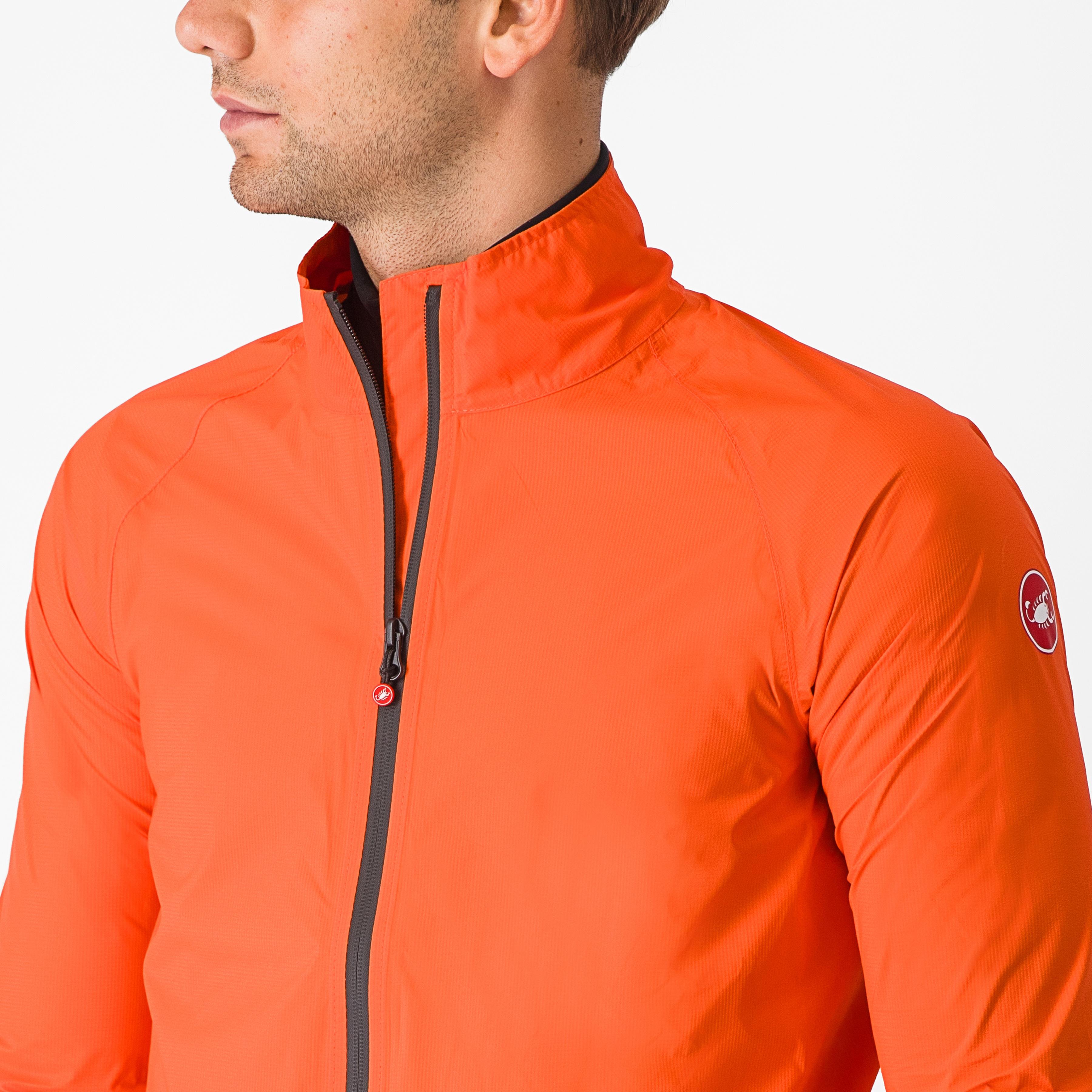 Emergency 2 rain jacket - brilliant orange - castelli