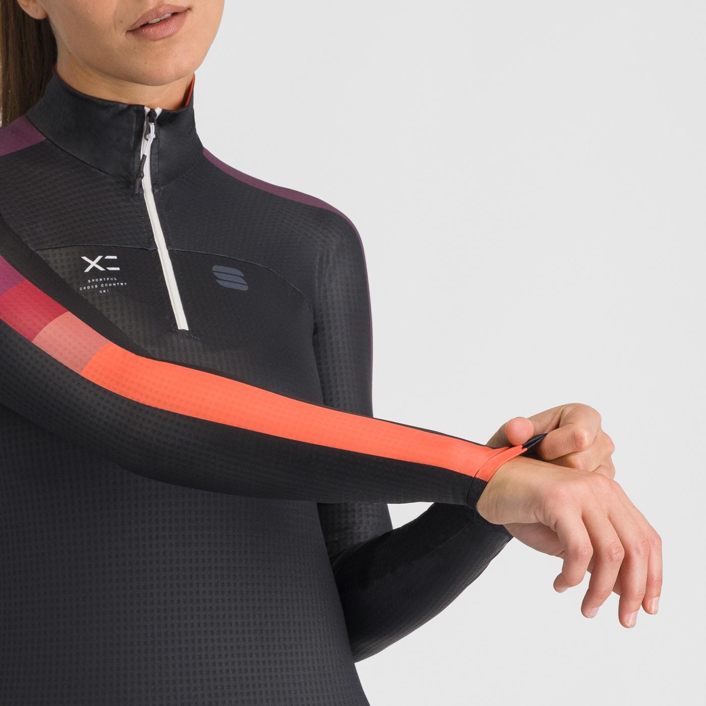 Apex w jersey - black/red - sportful