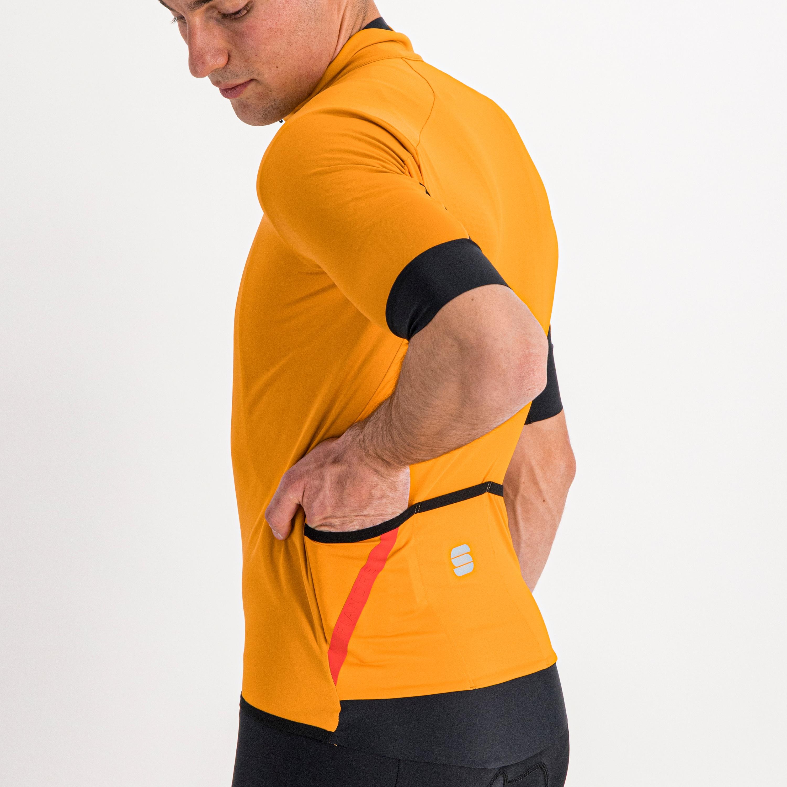 Fiandre light no rain jacket short sleeve - dark gold - sportful