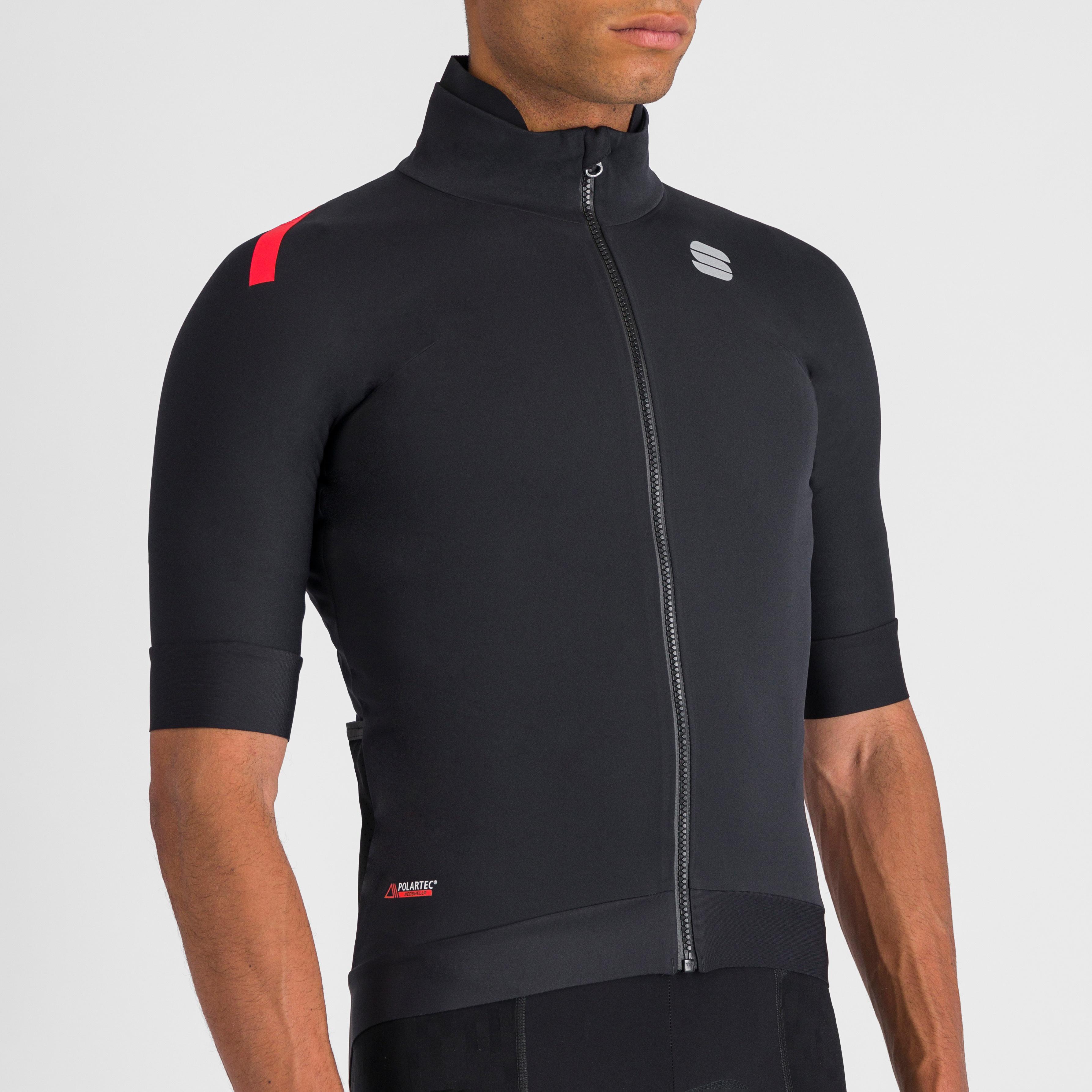 Fiandre pro jacket short sleeve - black - sportful