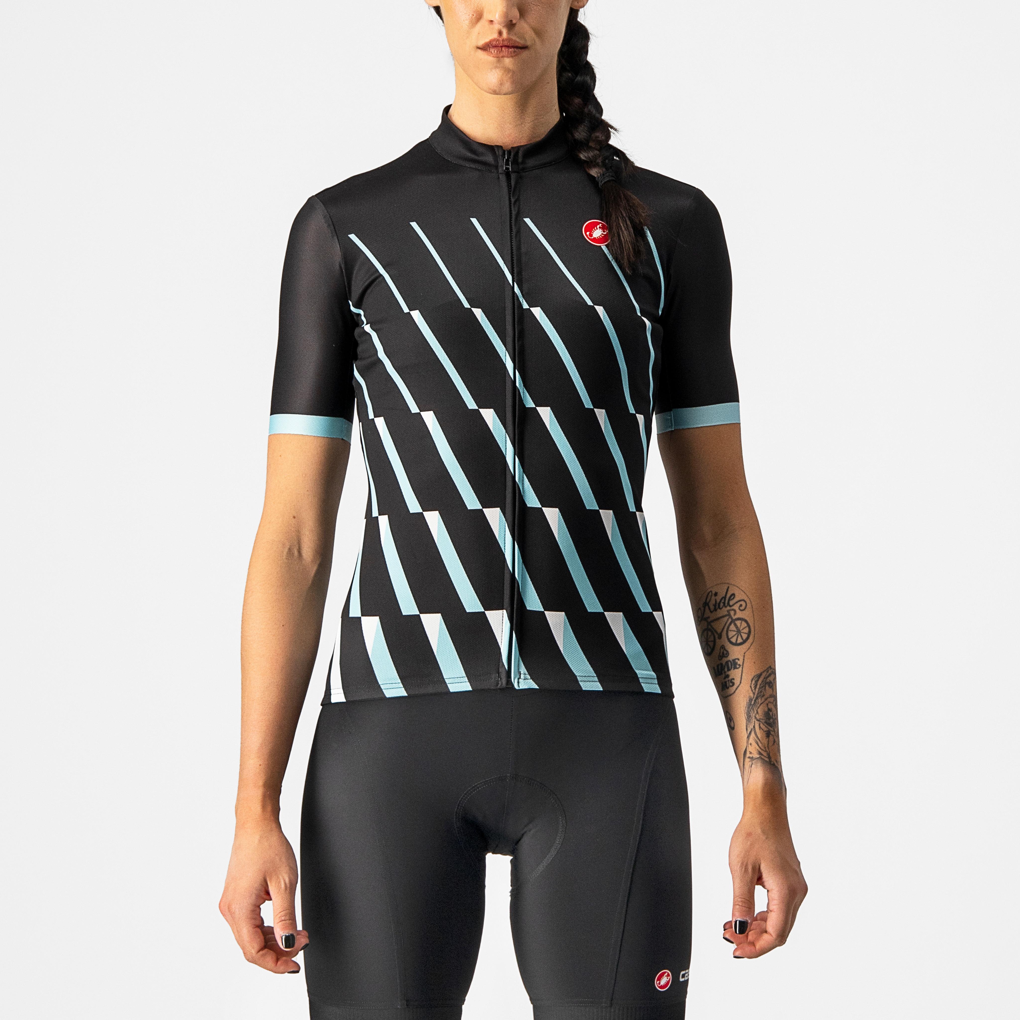 Pendio jersey - light black/sky light-white - castelli