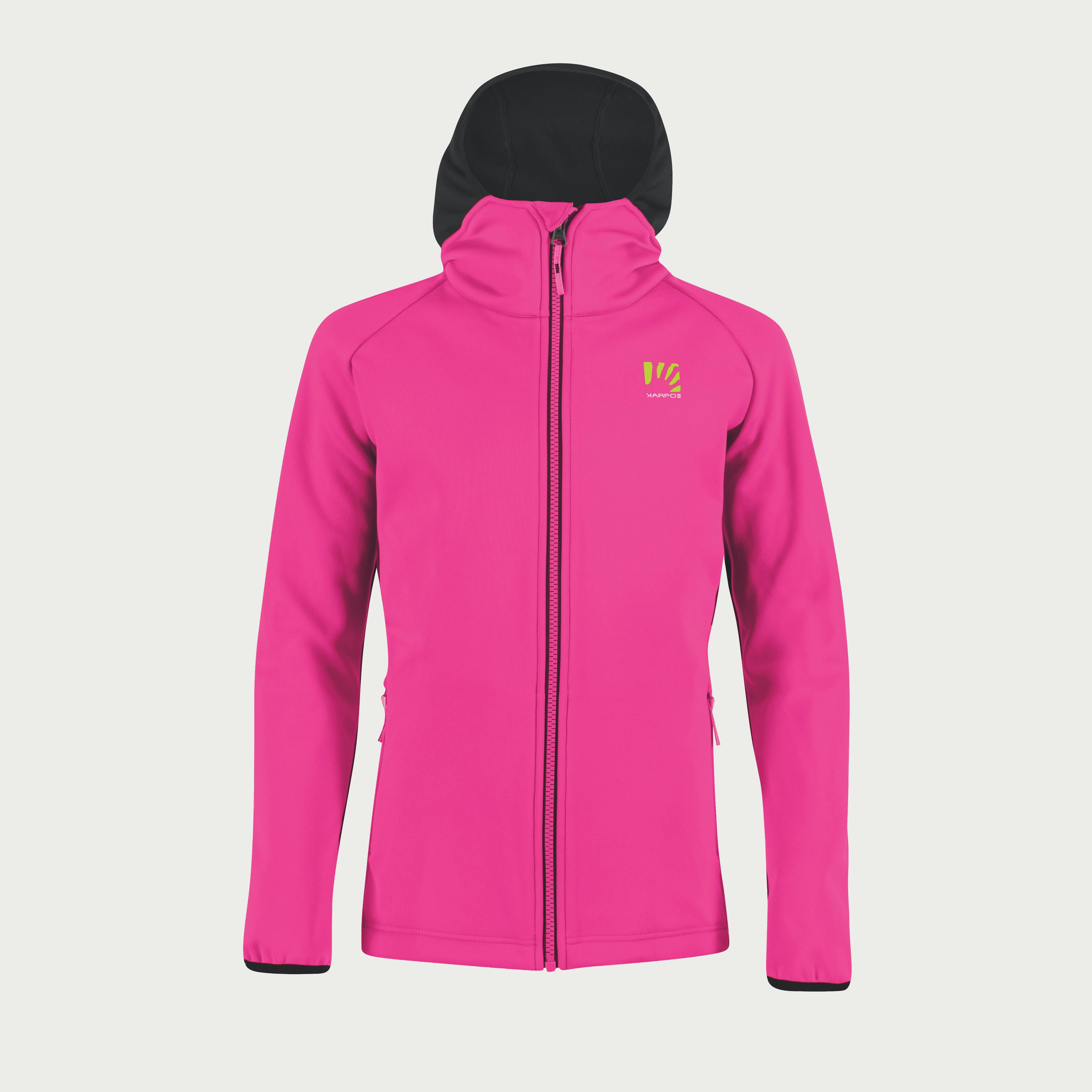 Lavaredo kid winter jkt - pink/black - karpos