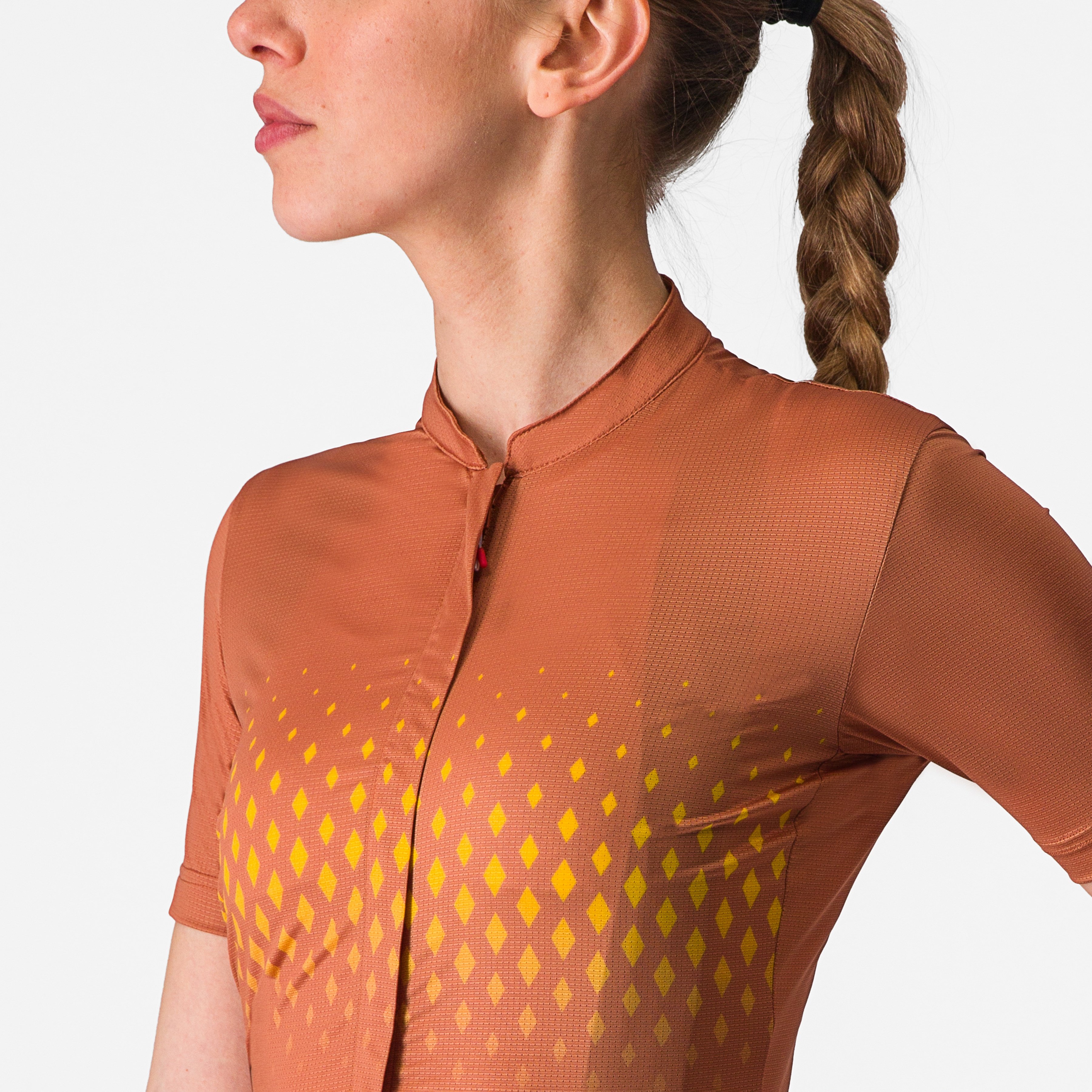 Unlimited sentiero 3 jersey - mocha/goldenrod - castelli