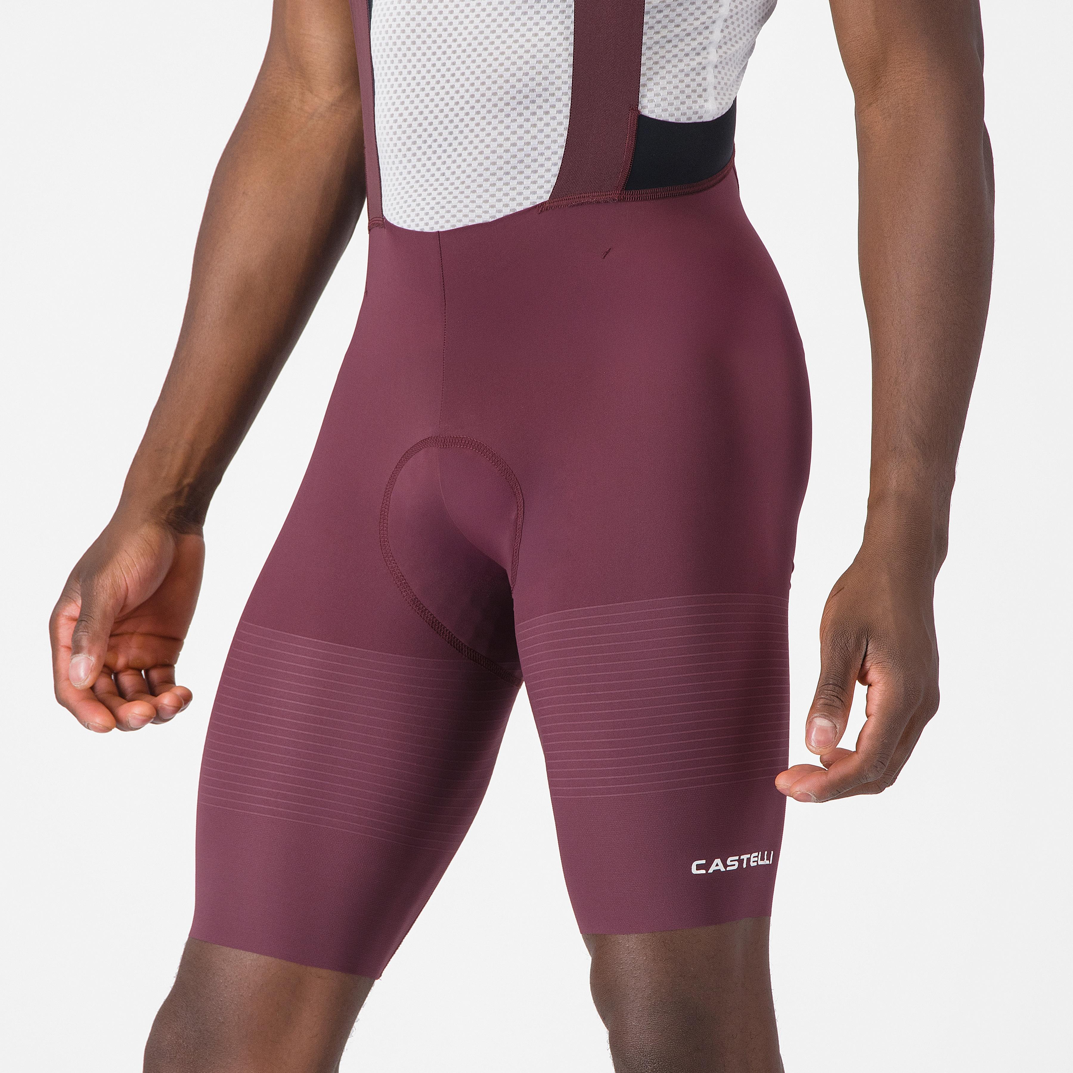 Premio evo bibshort - deep bordeaux/winter sky - castelli