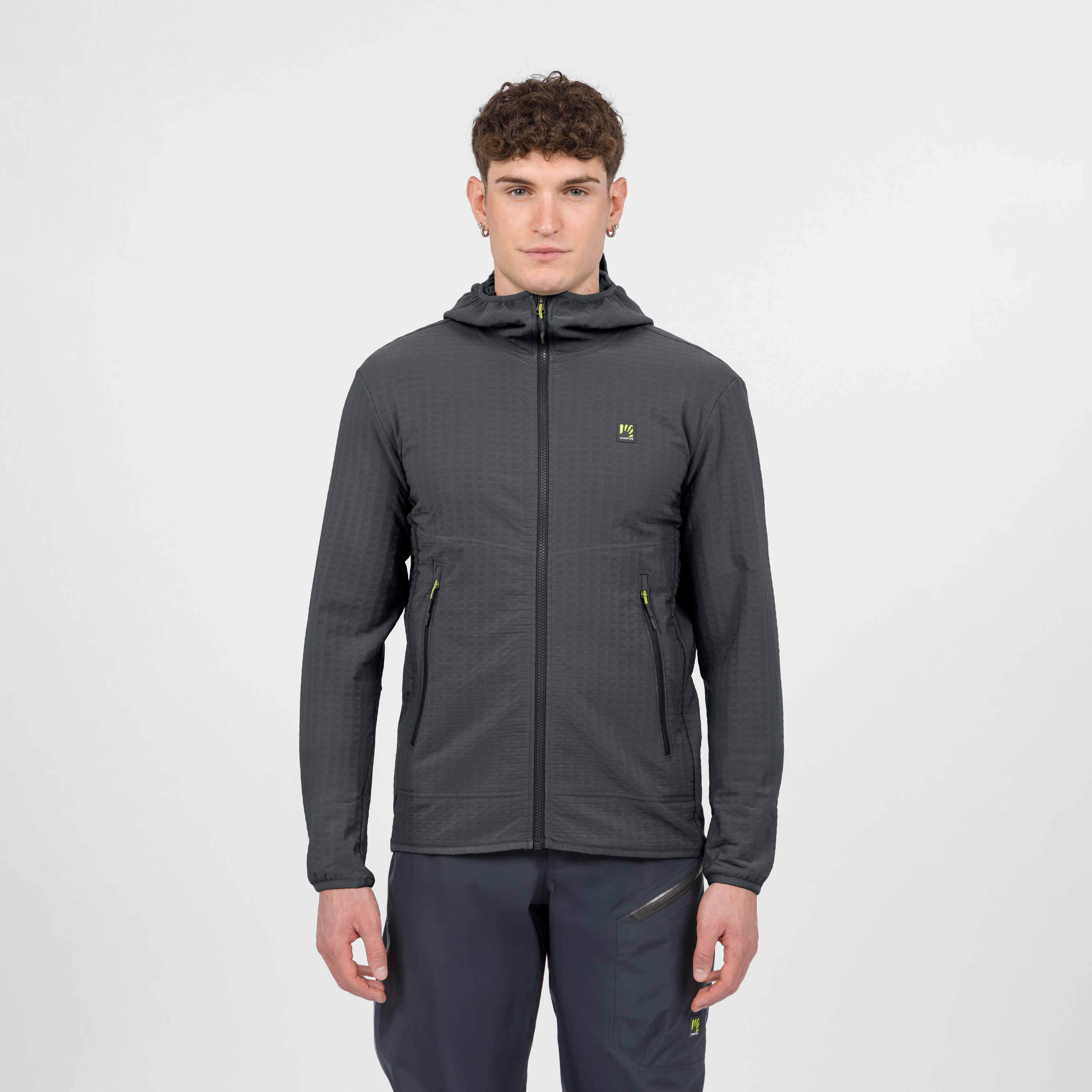 Marmolada evo hoodie fleece - woodl.gray - karpos