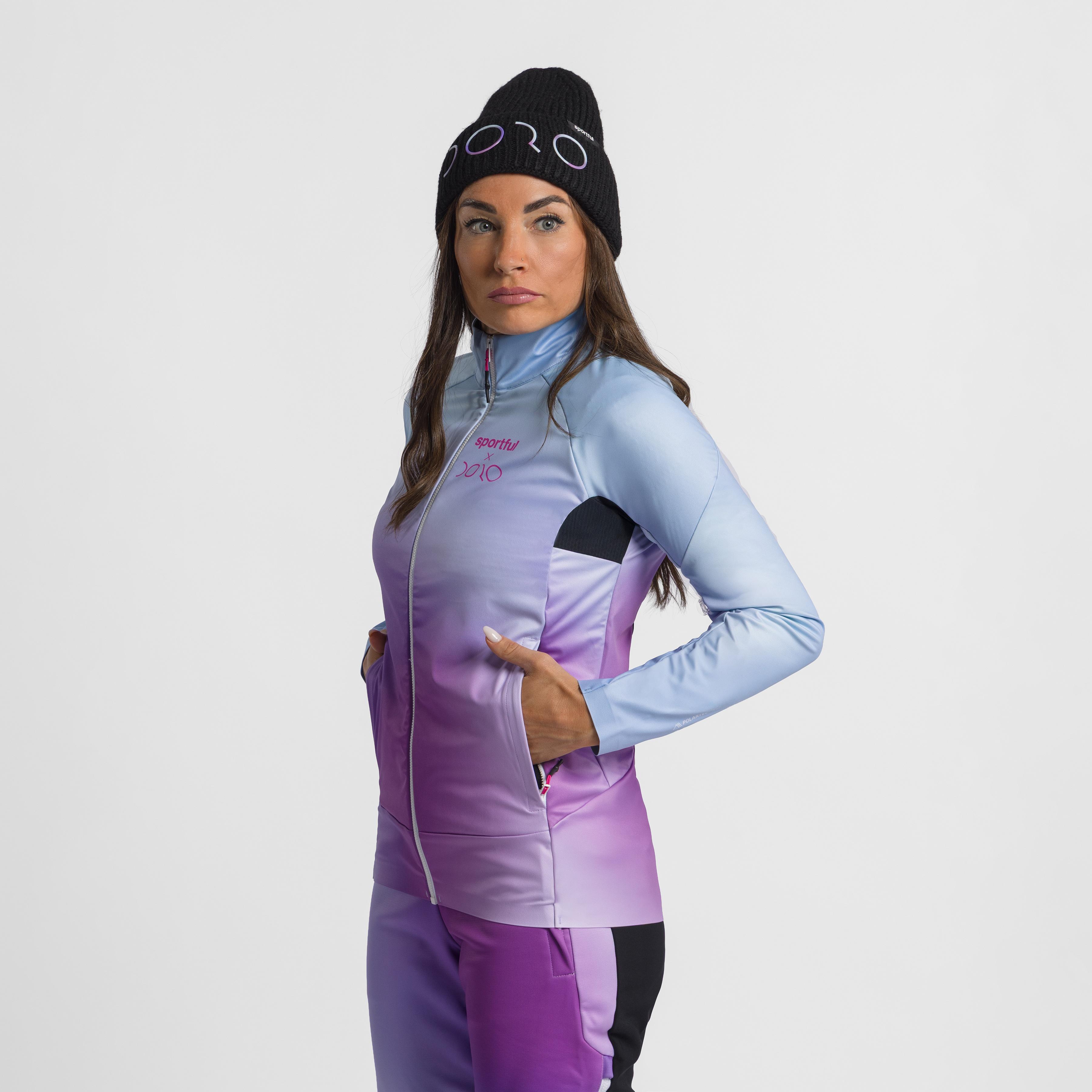 Doro apex jacket - shaded pink/azure - sportful