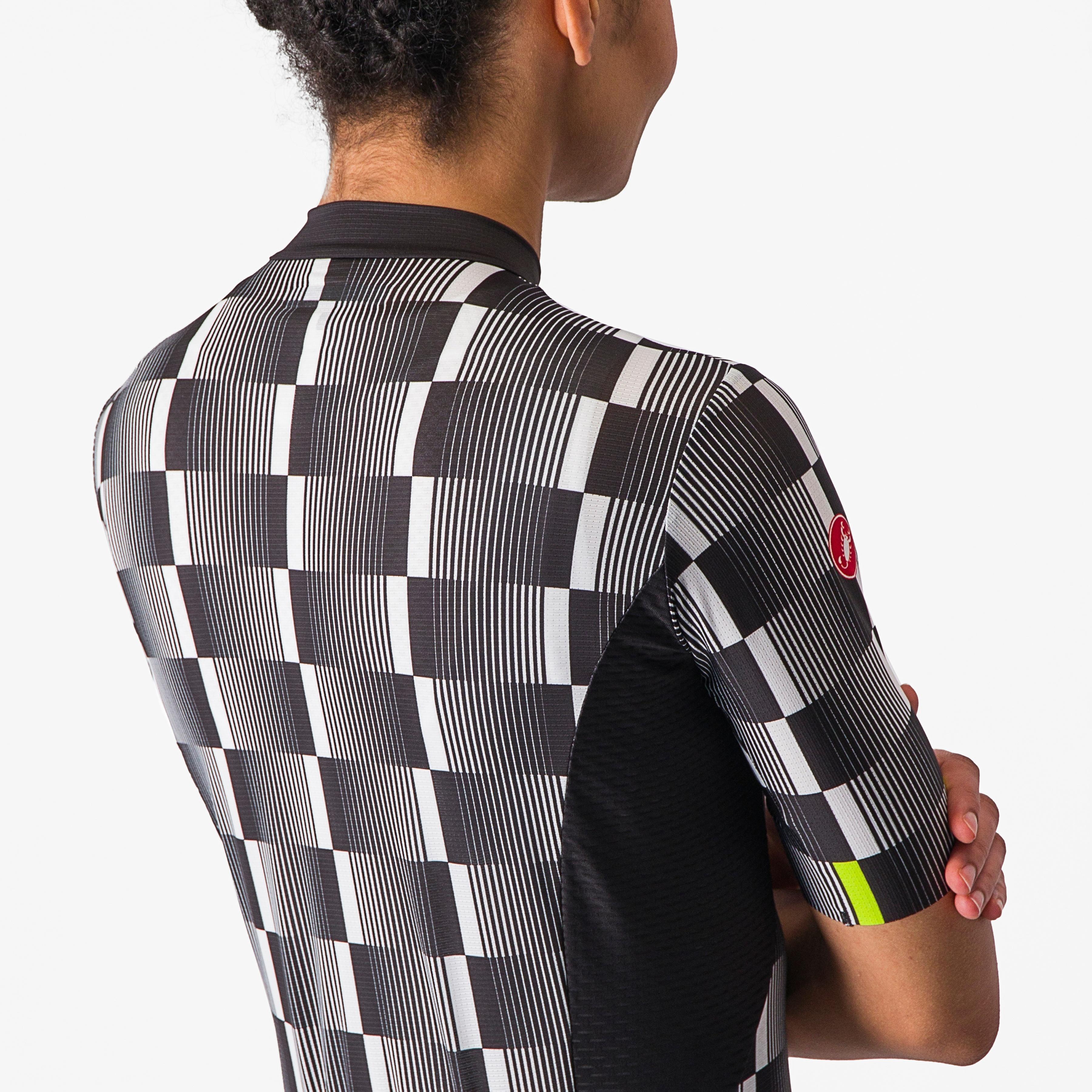 Dimensione jersey - black/white-electric lime - castelli