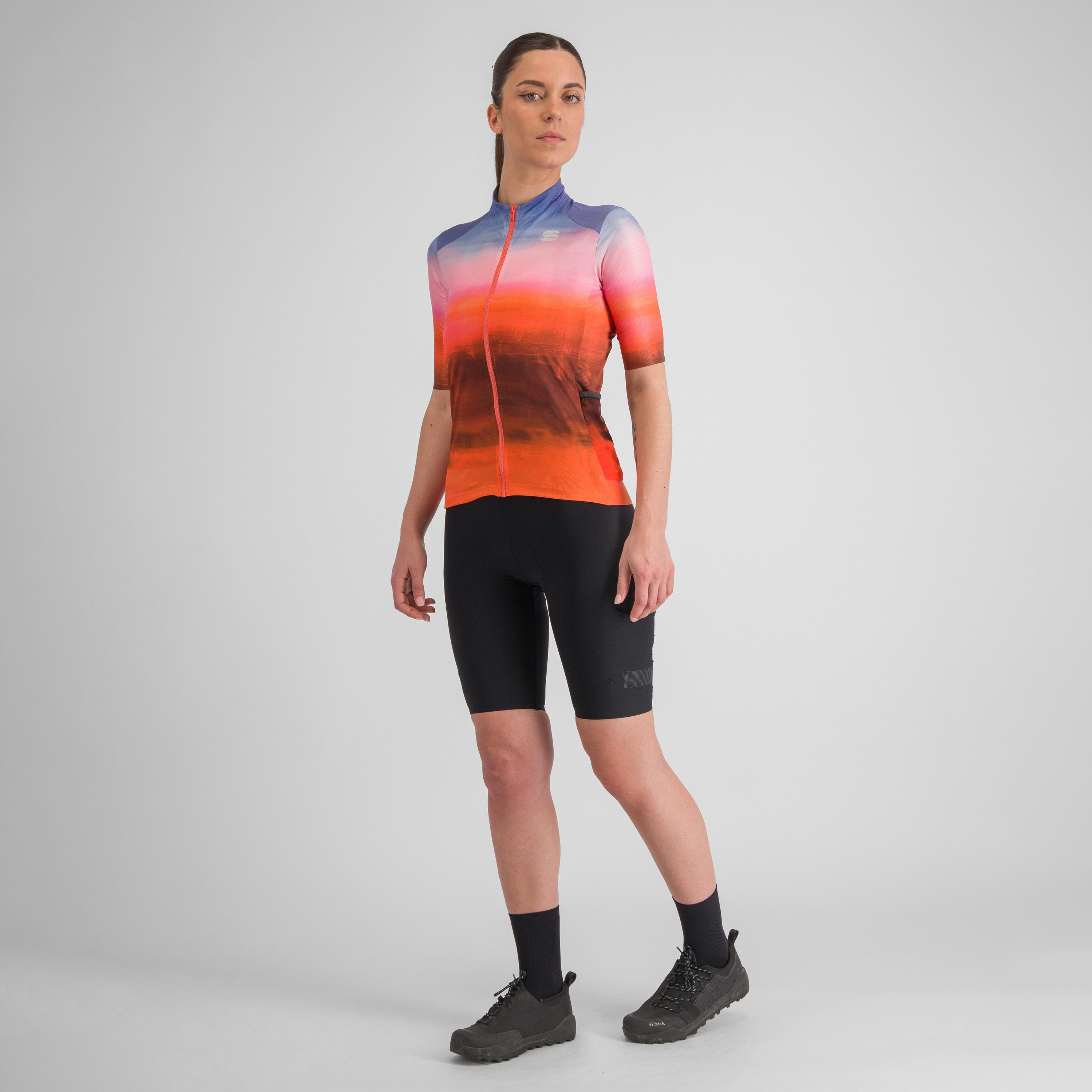 Flow supergiara w jersey - pompelmo sky blue - sportful