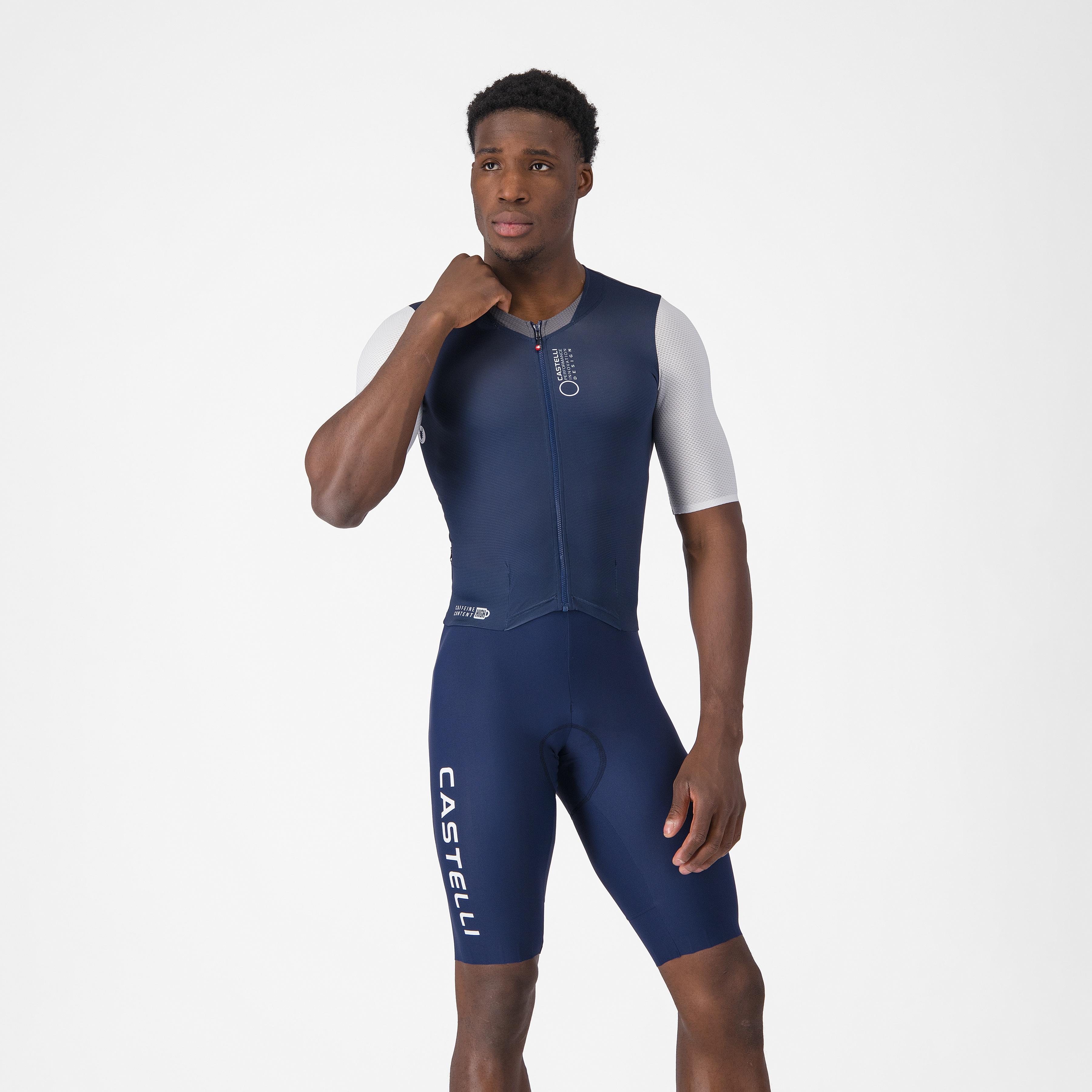 Saturday morning skinsuit - belgian blue/white - castelli