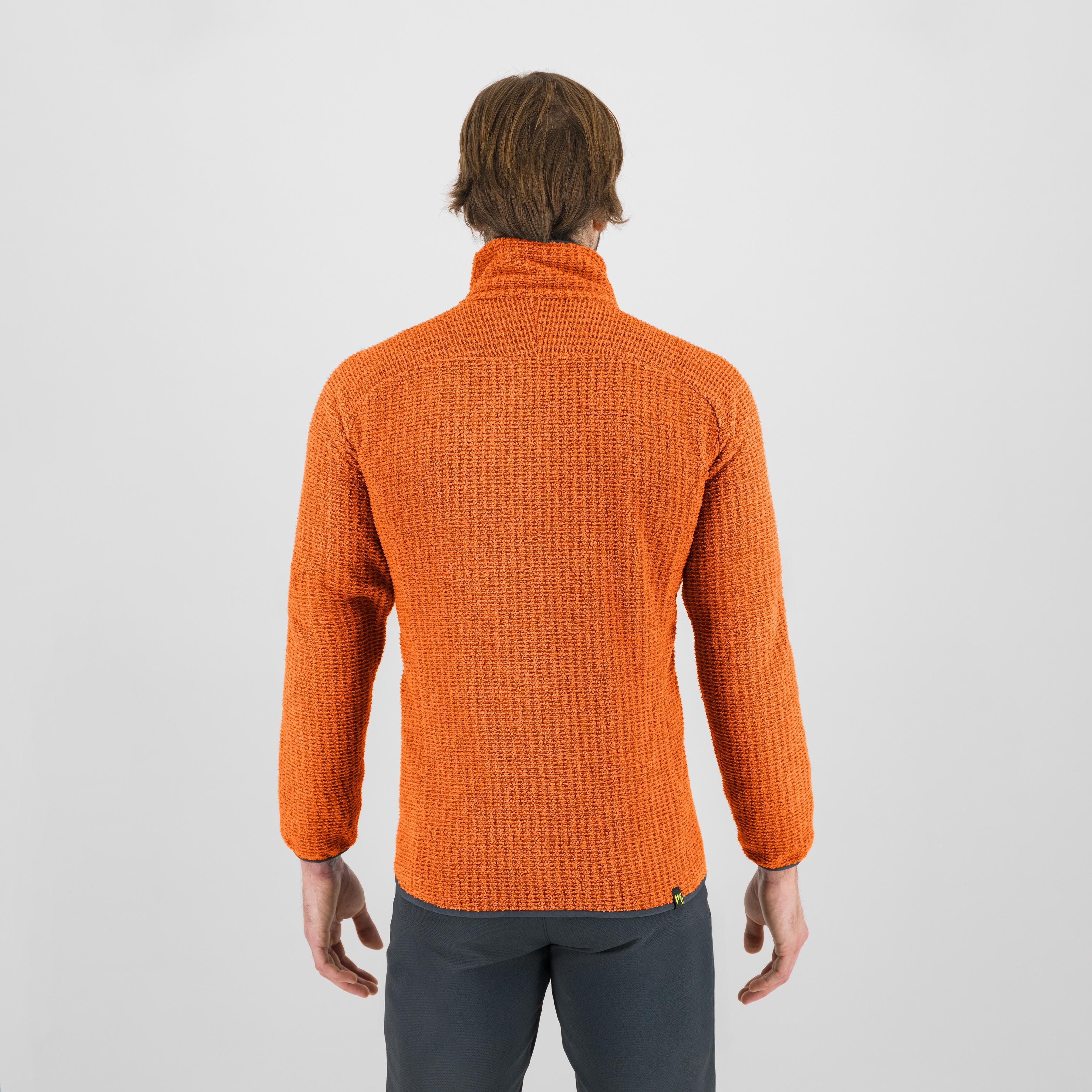 Rocchetta evo fleece - vibr.orange/woodl.gray - karpos