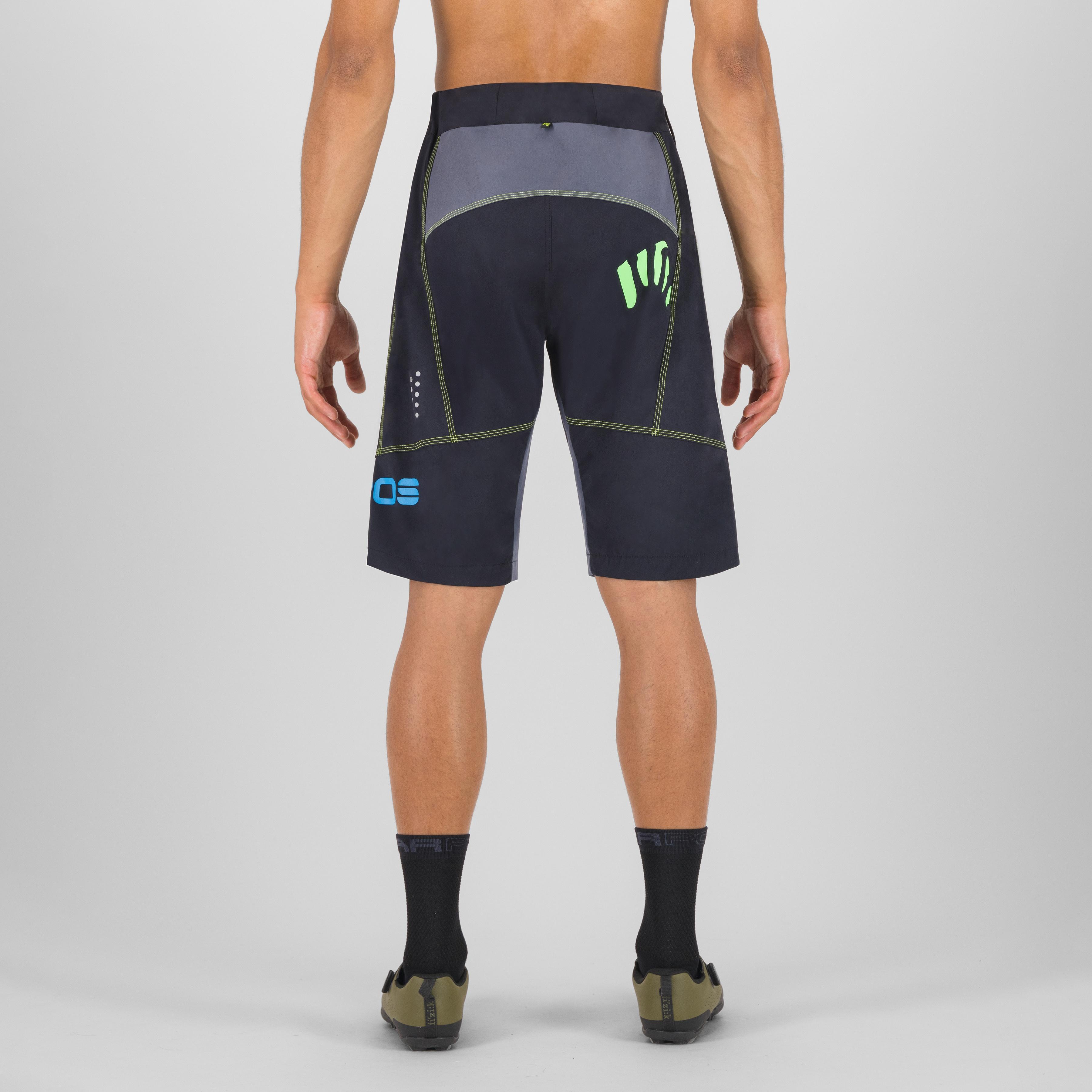 Ballistic evo short - black/ombre blue/green fluo - karpos