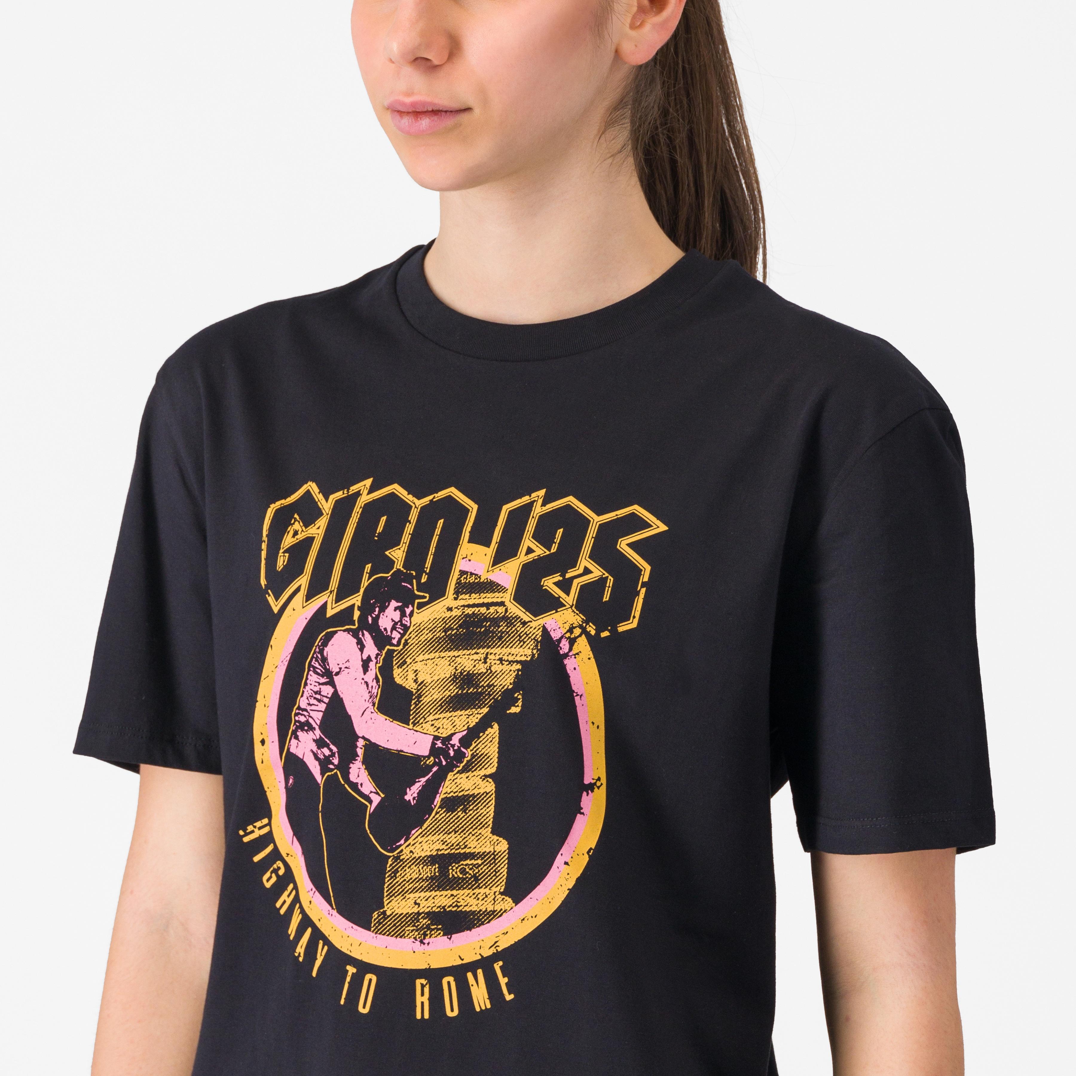 T-shirt highway to rome - nero - castelli