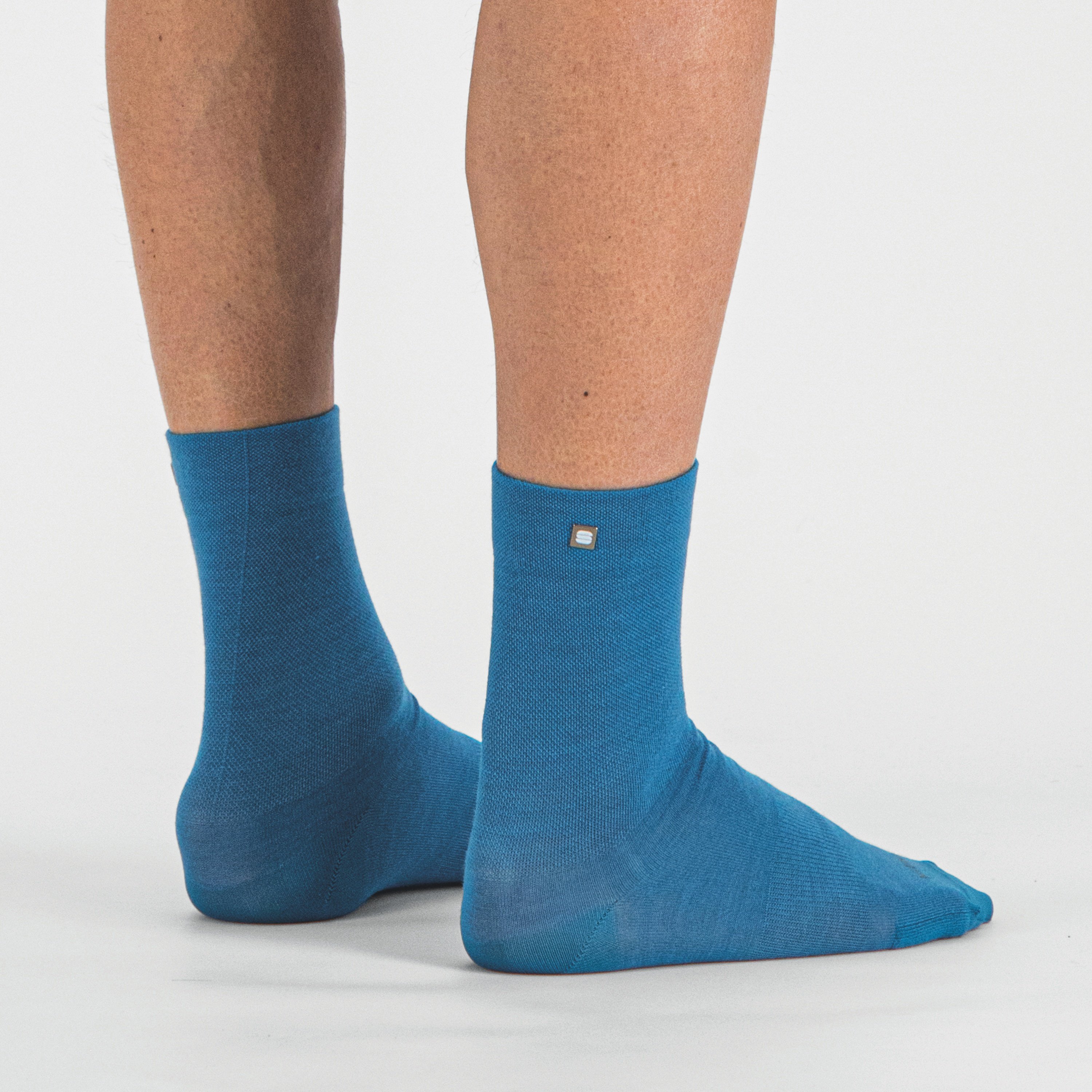 Matchy wool woman socks - berry blue - sportful