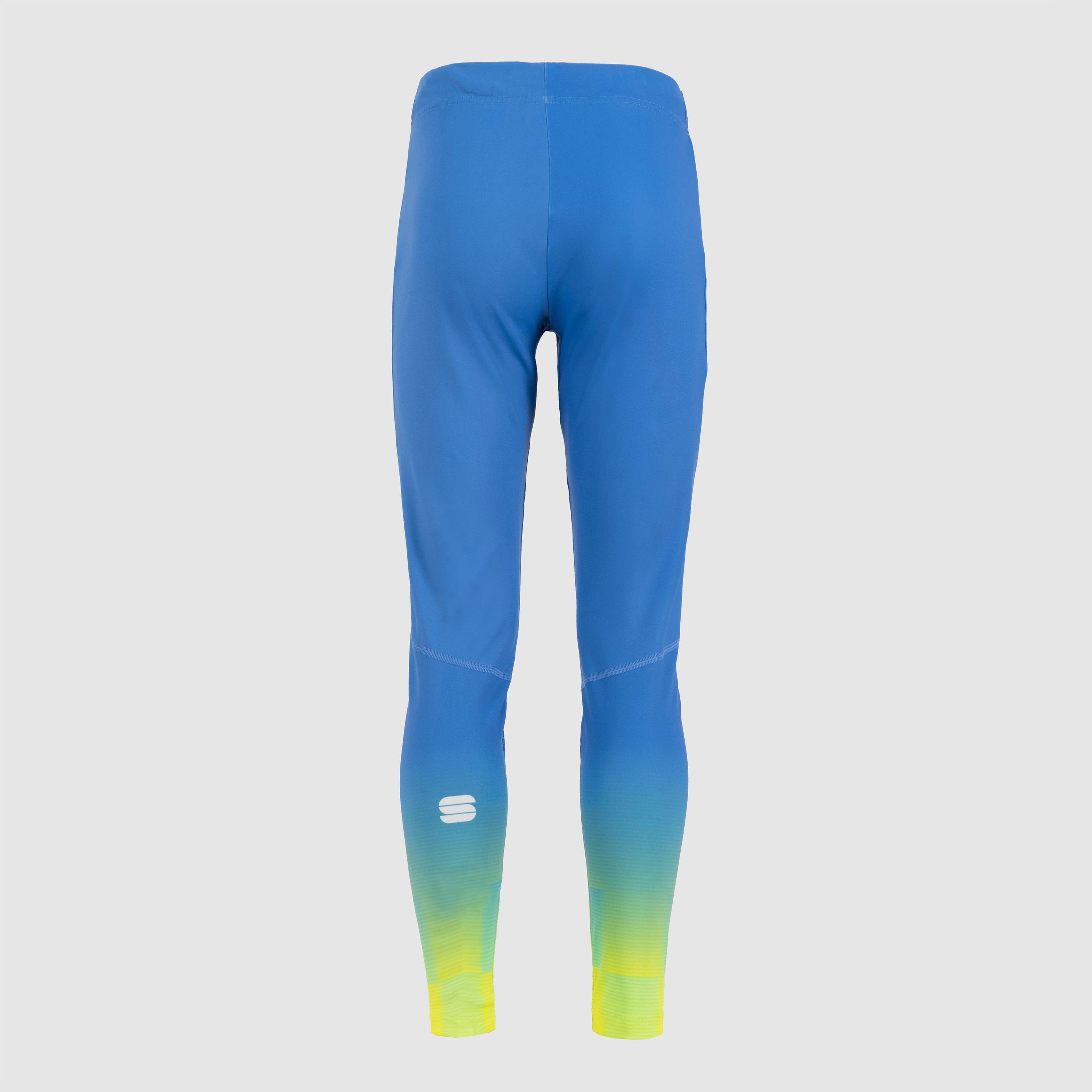 Squadra kid's tight - blue denim/cedar - sportful