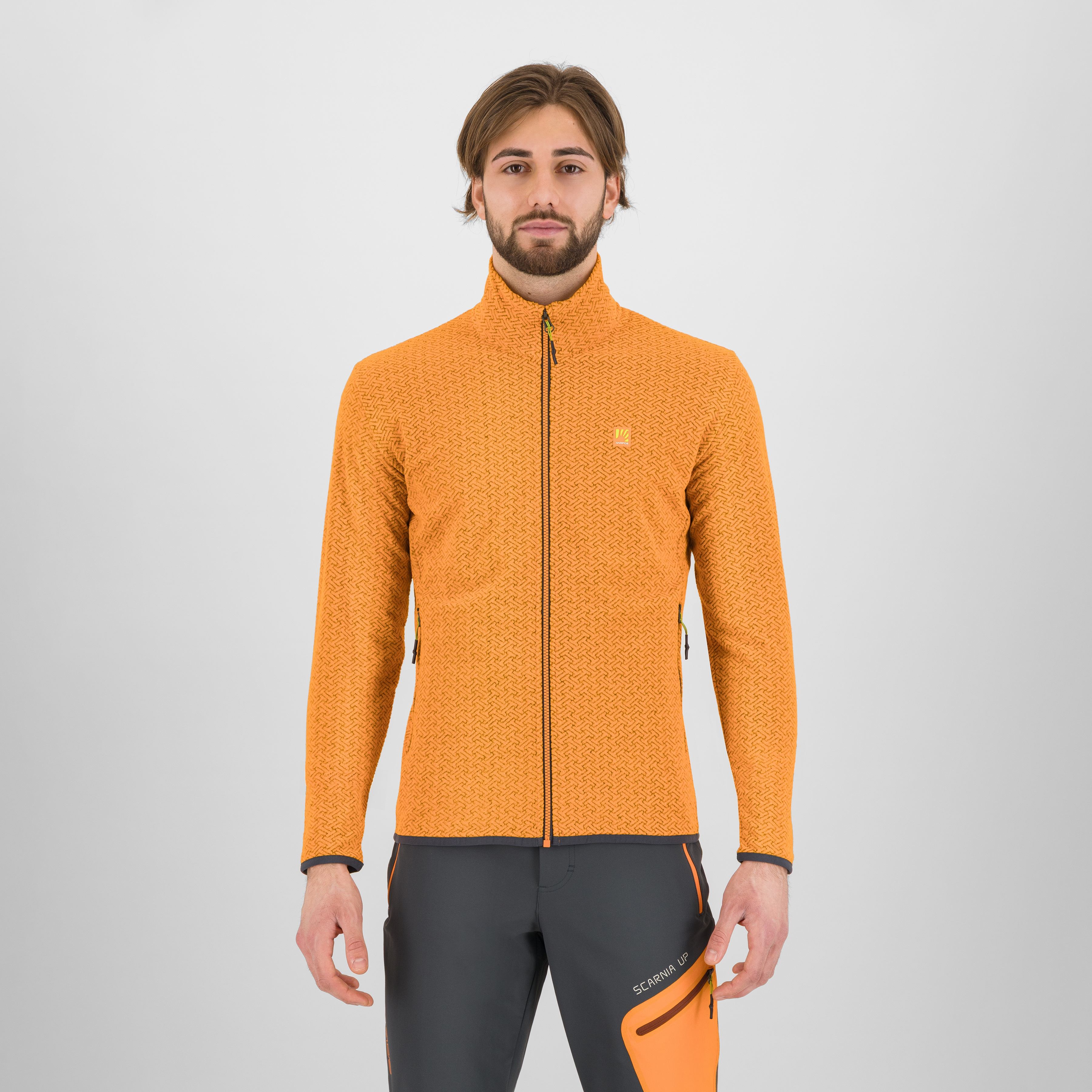 Mesdi' fleece - vibr.orange - karpos