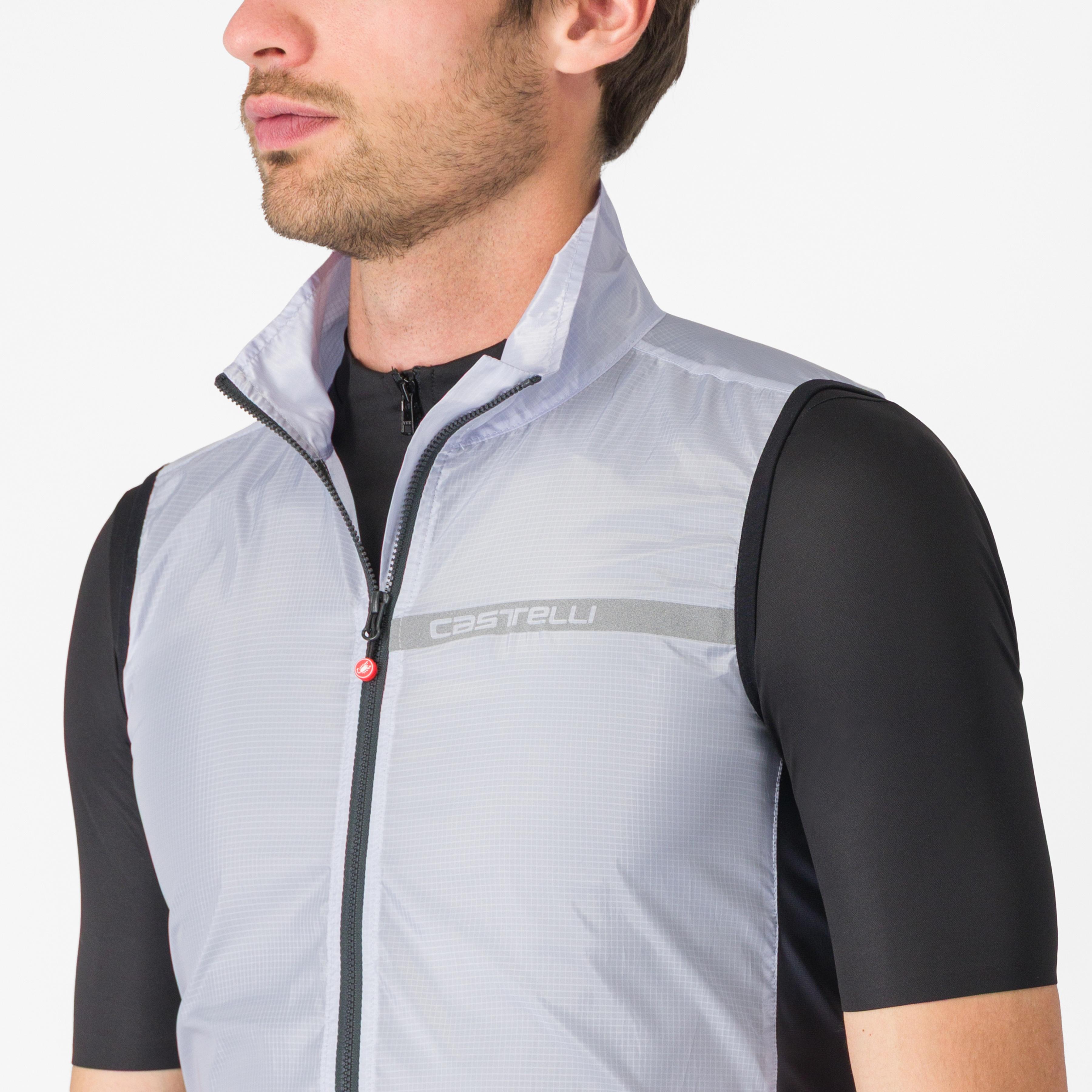 Squadra stretch vest - silver gray/dark gray - castelli