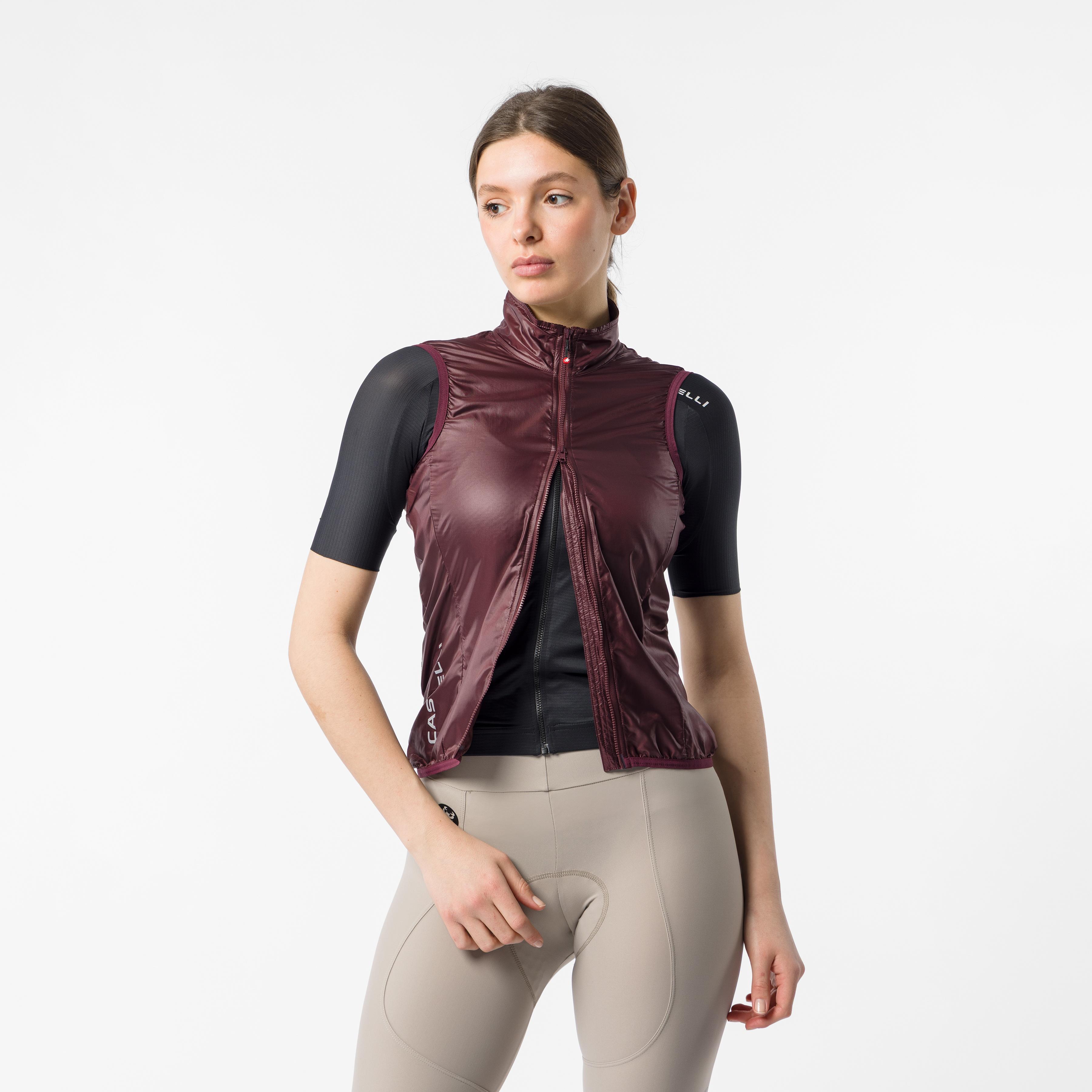 Aria 2 w vest - deep bordeaux - castelli