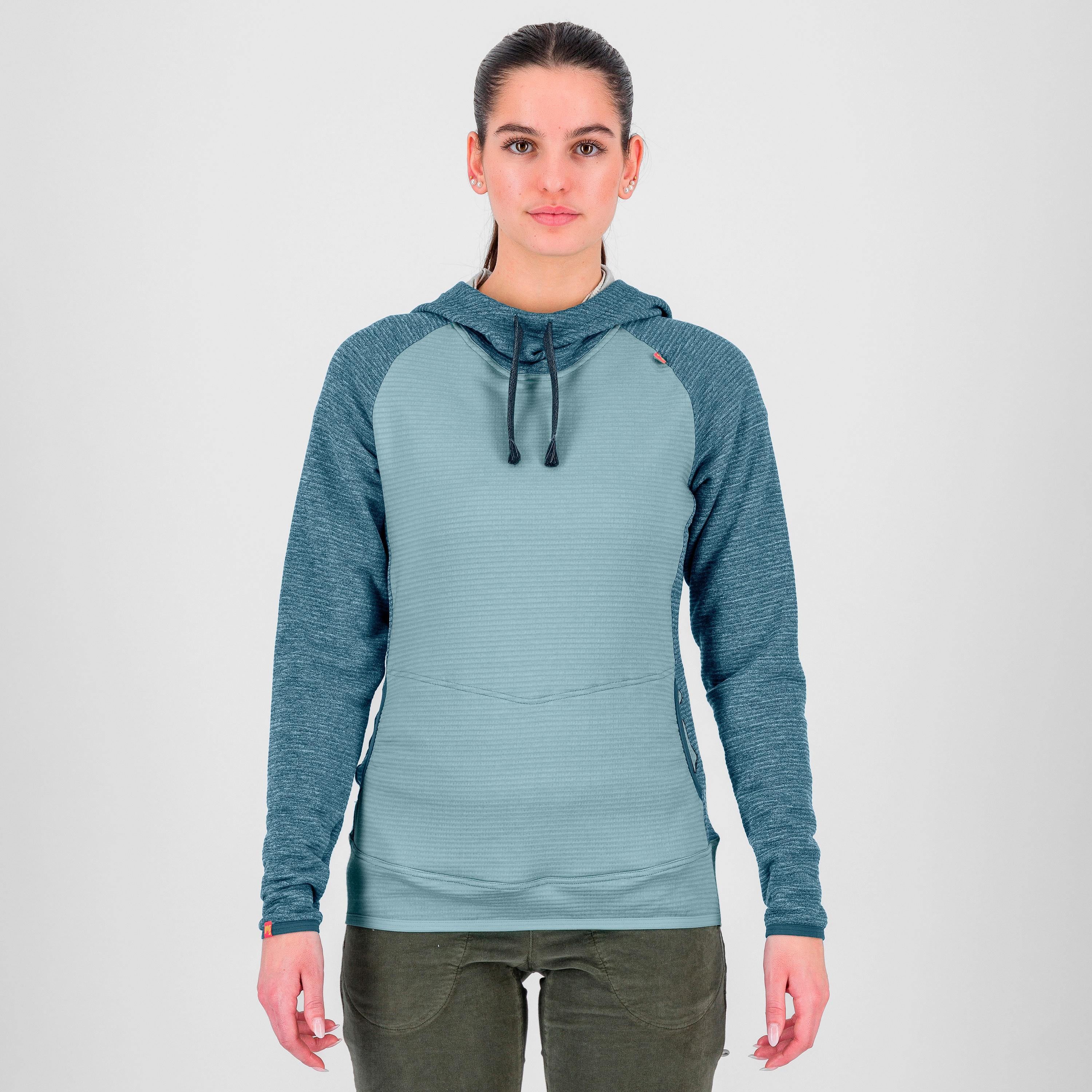Camoscio w hoodie - sterling blue/spring lake - karpos