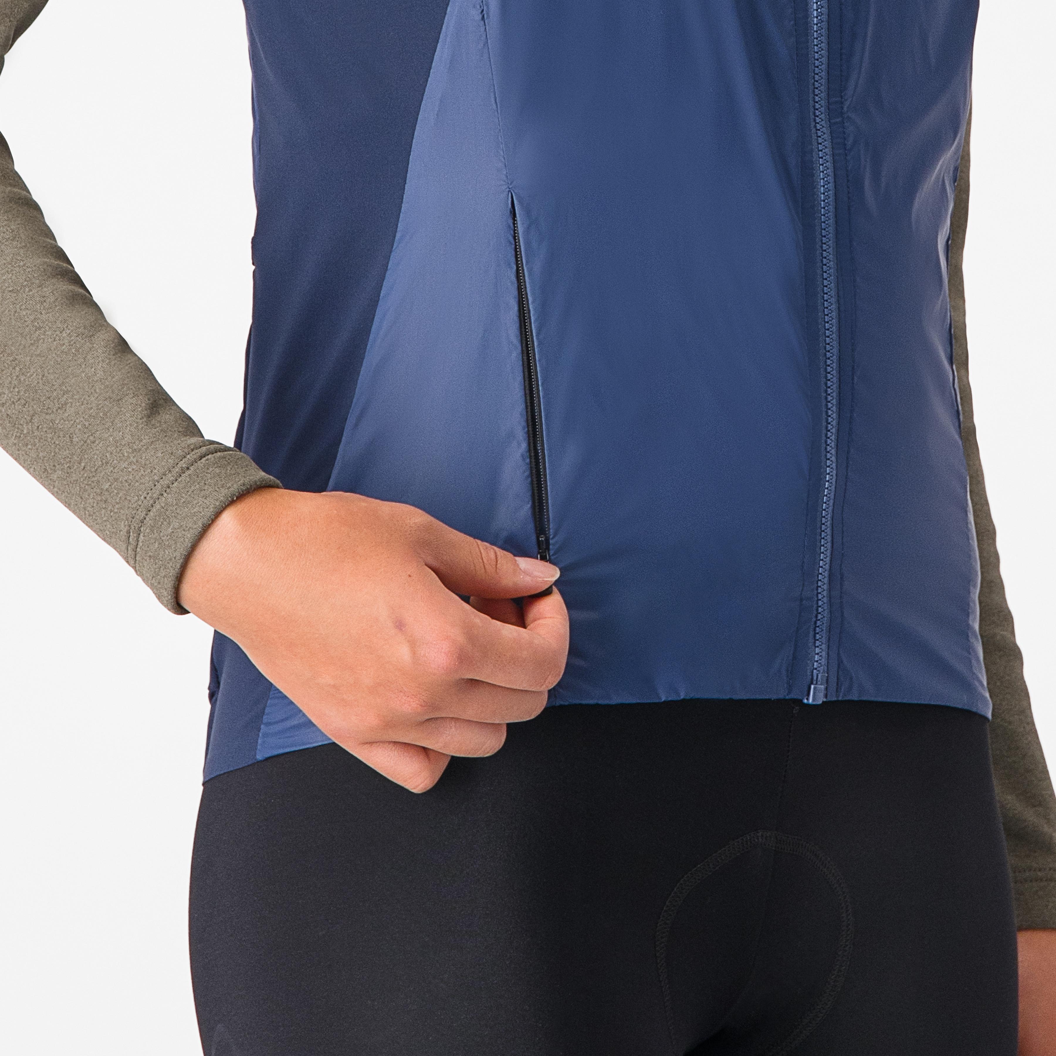 Unlimited w puffy vest - austin blue/sterling blue - castelli