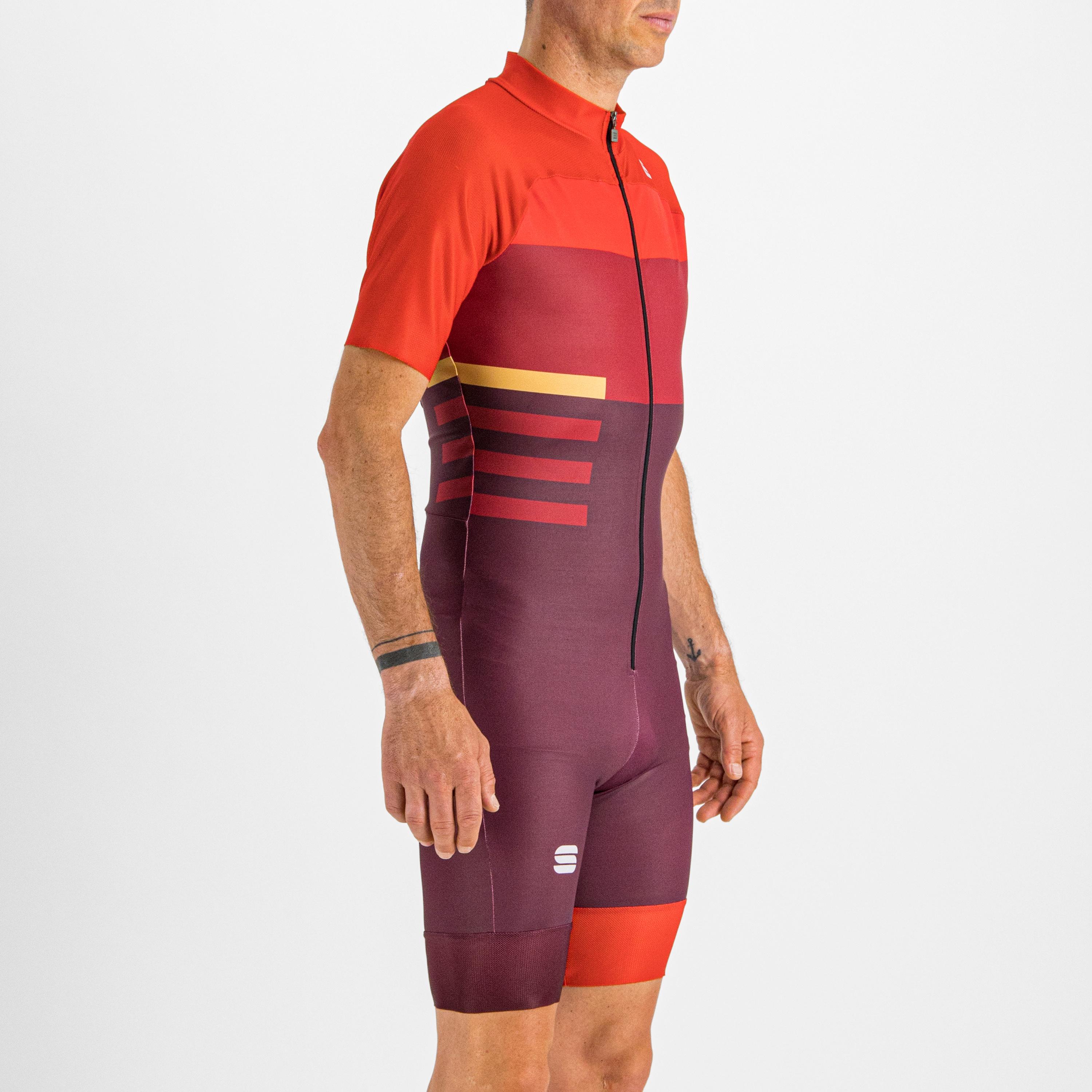Cardio skiroll suit - red wine/red - sportful