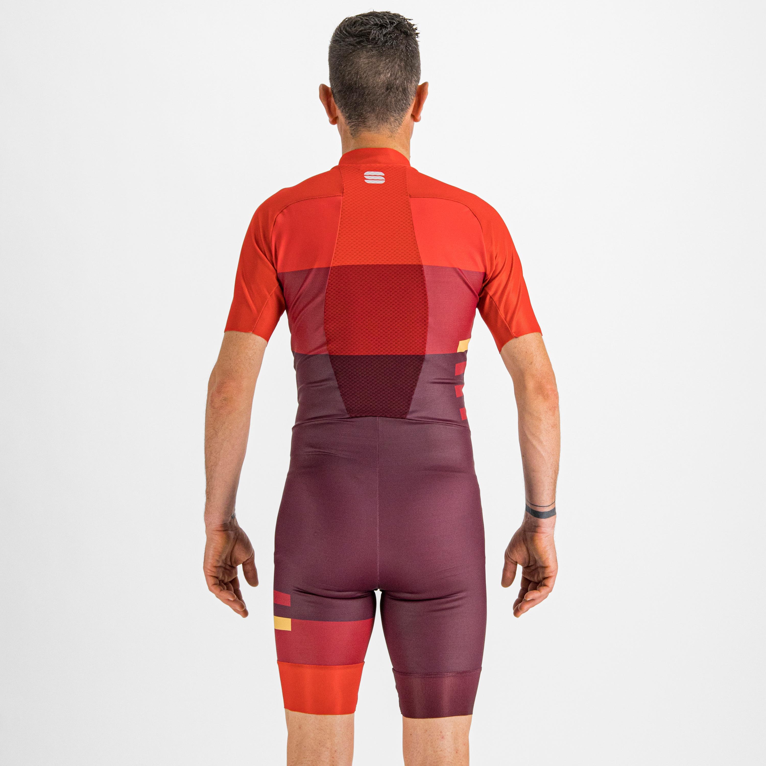 Cardio skiroll suit - red wine/red - sportful
