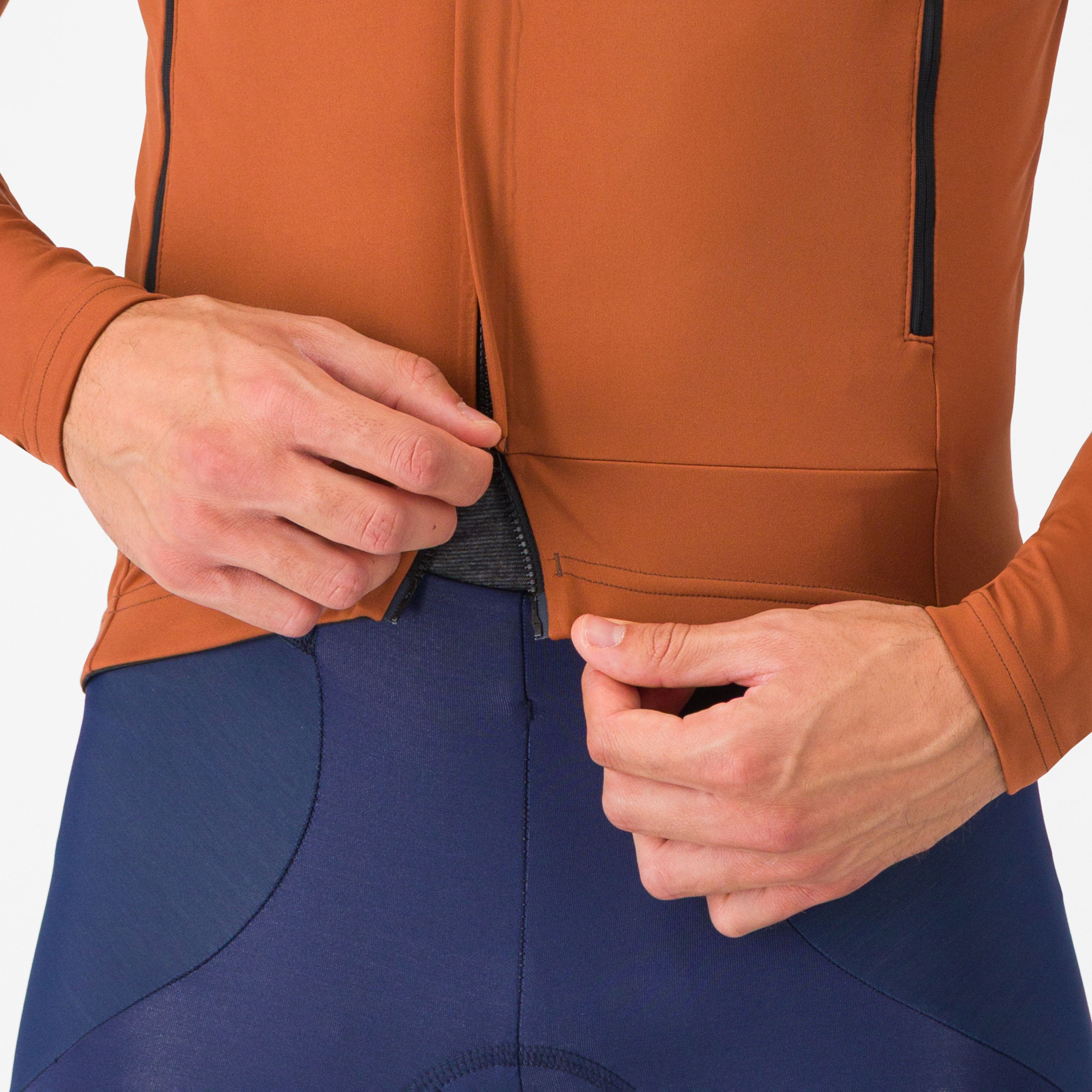 Perfetto ros 3 jacket - mocha/black reflex - castelli