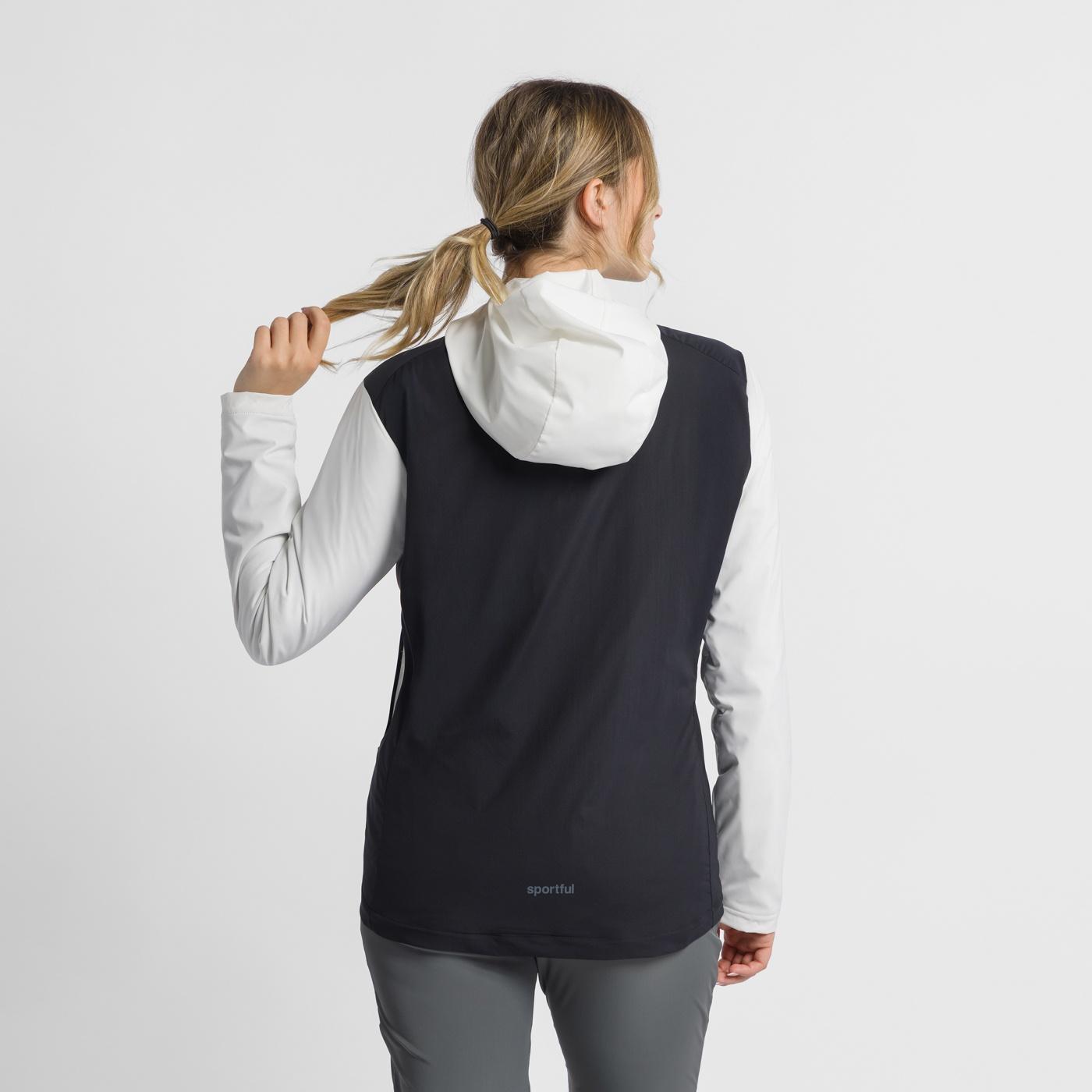 Cardio insulated w jacket - white black - sportful