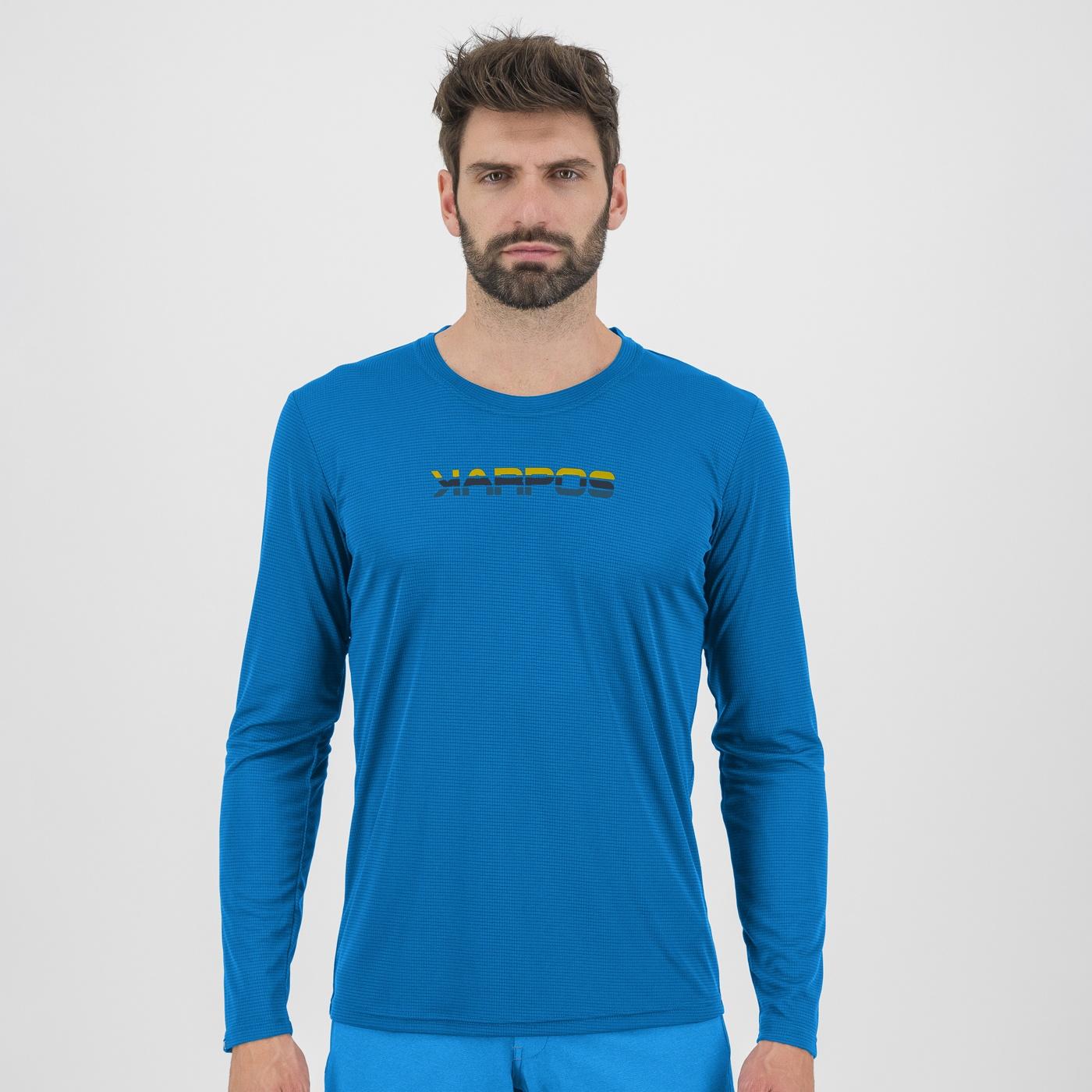 Loma jersey ls - indigo bunting/high visibility - karpos