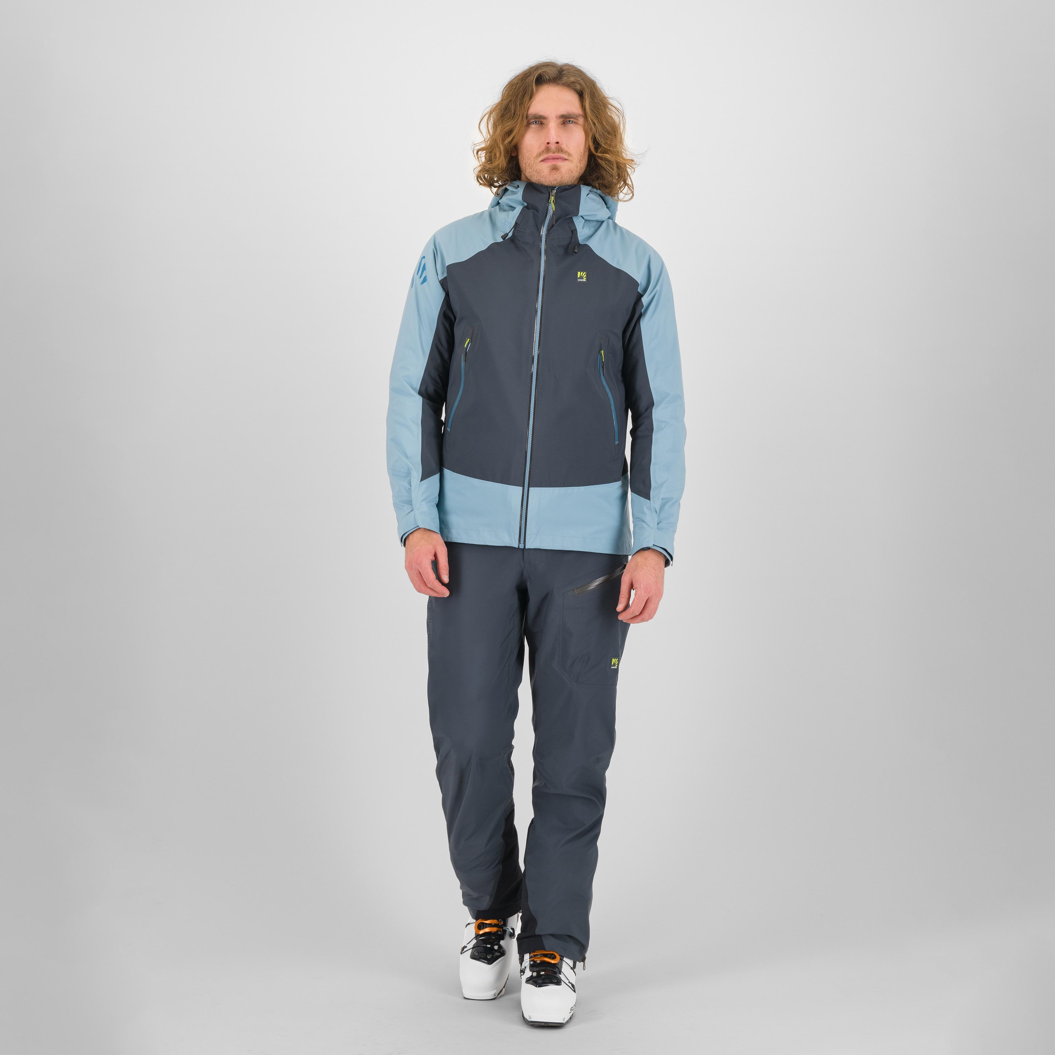 Storm evo jacket - woodl.gray/smoke blue - karpos