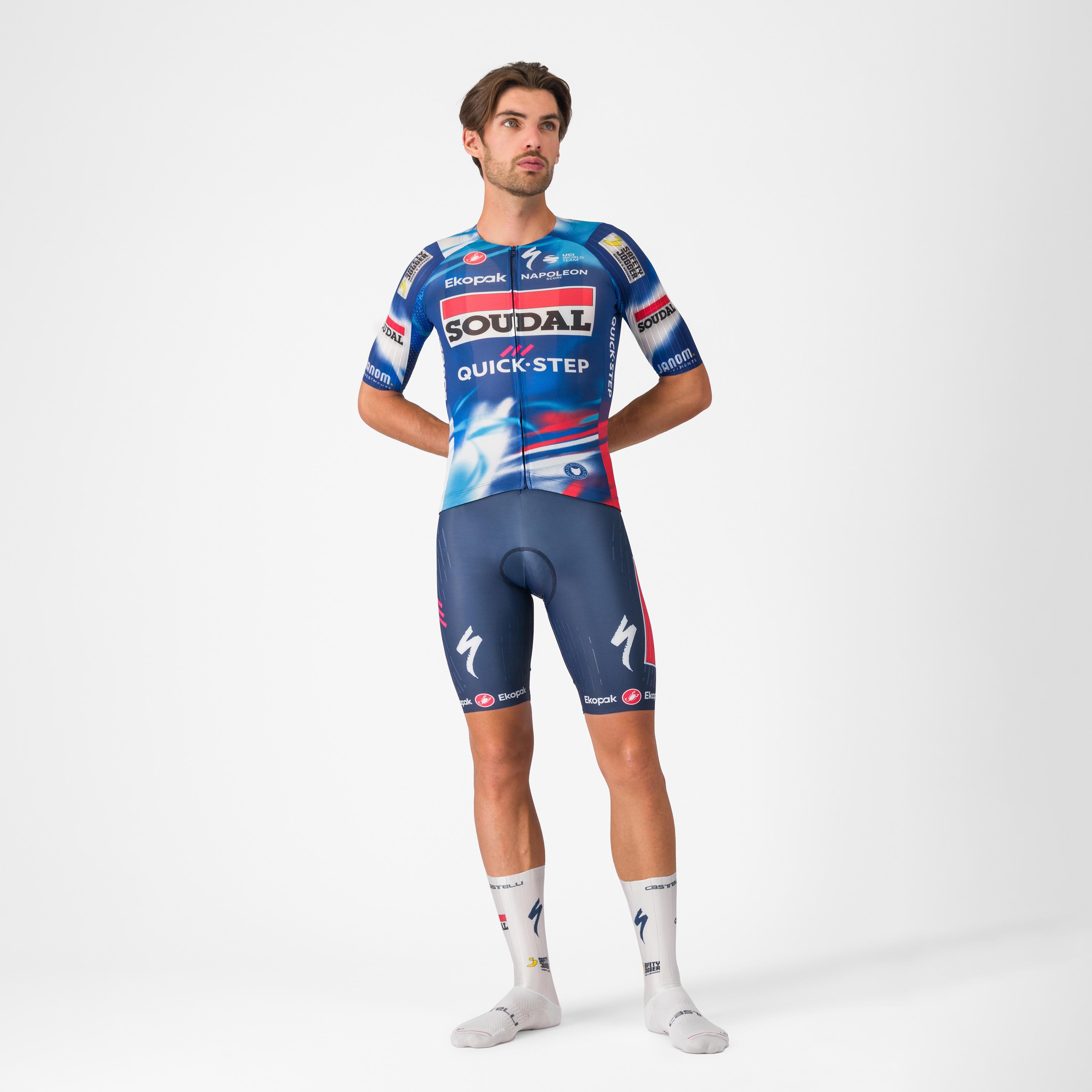 Aero race 8s jersey - score/blue-red - castelli