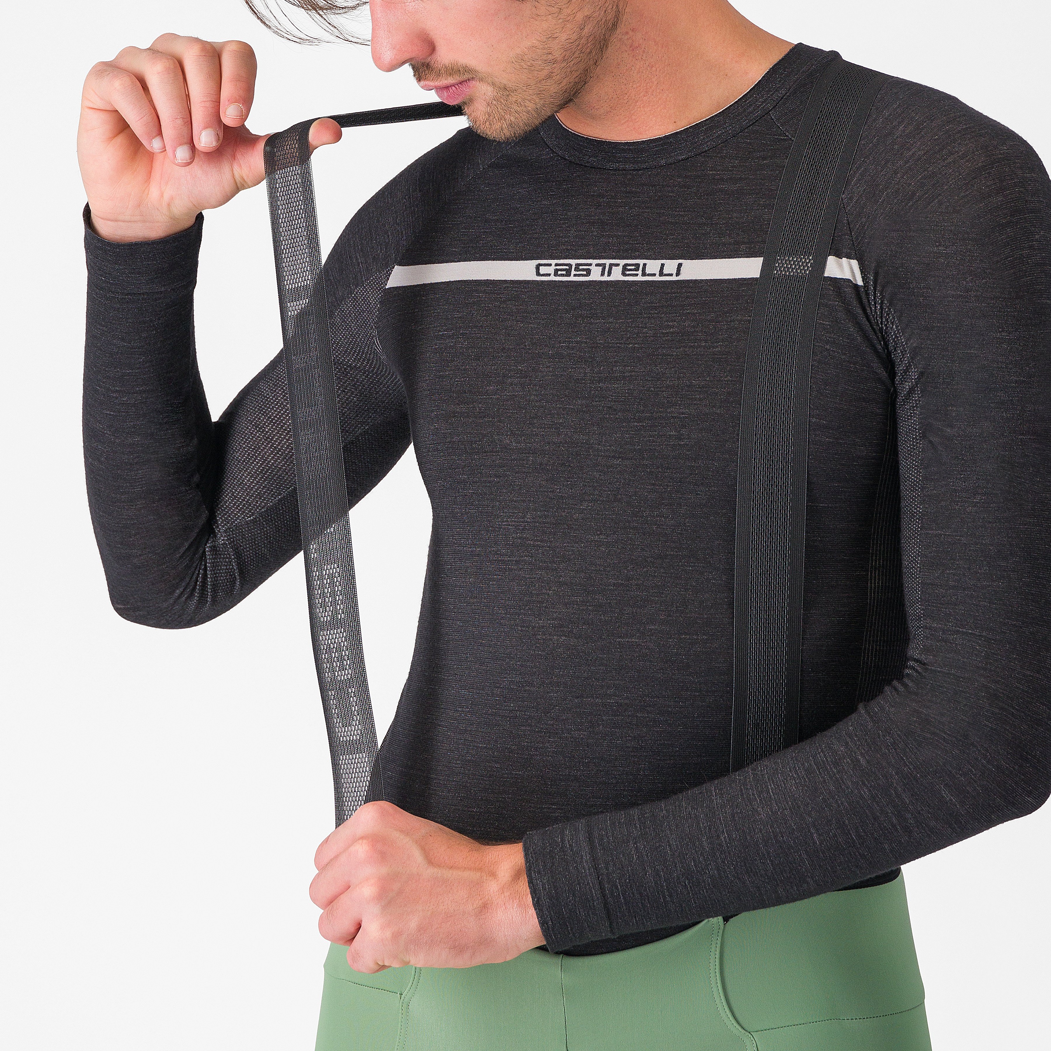 Espresso bibtight - green pepper - castelli