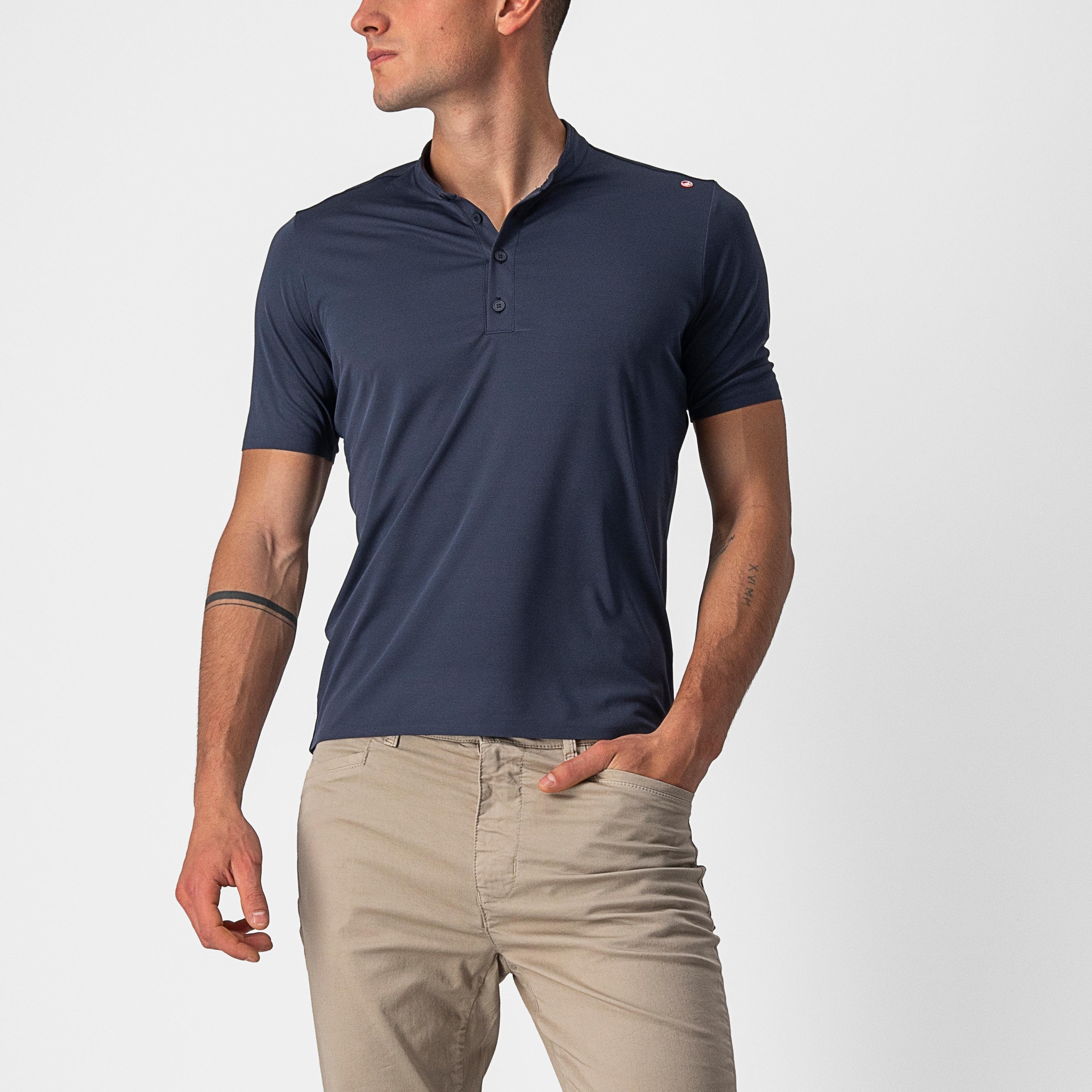 Tech 2 polo - savile blue - castelli