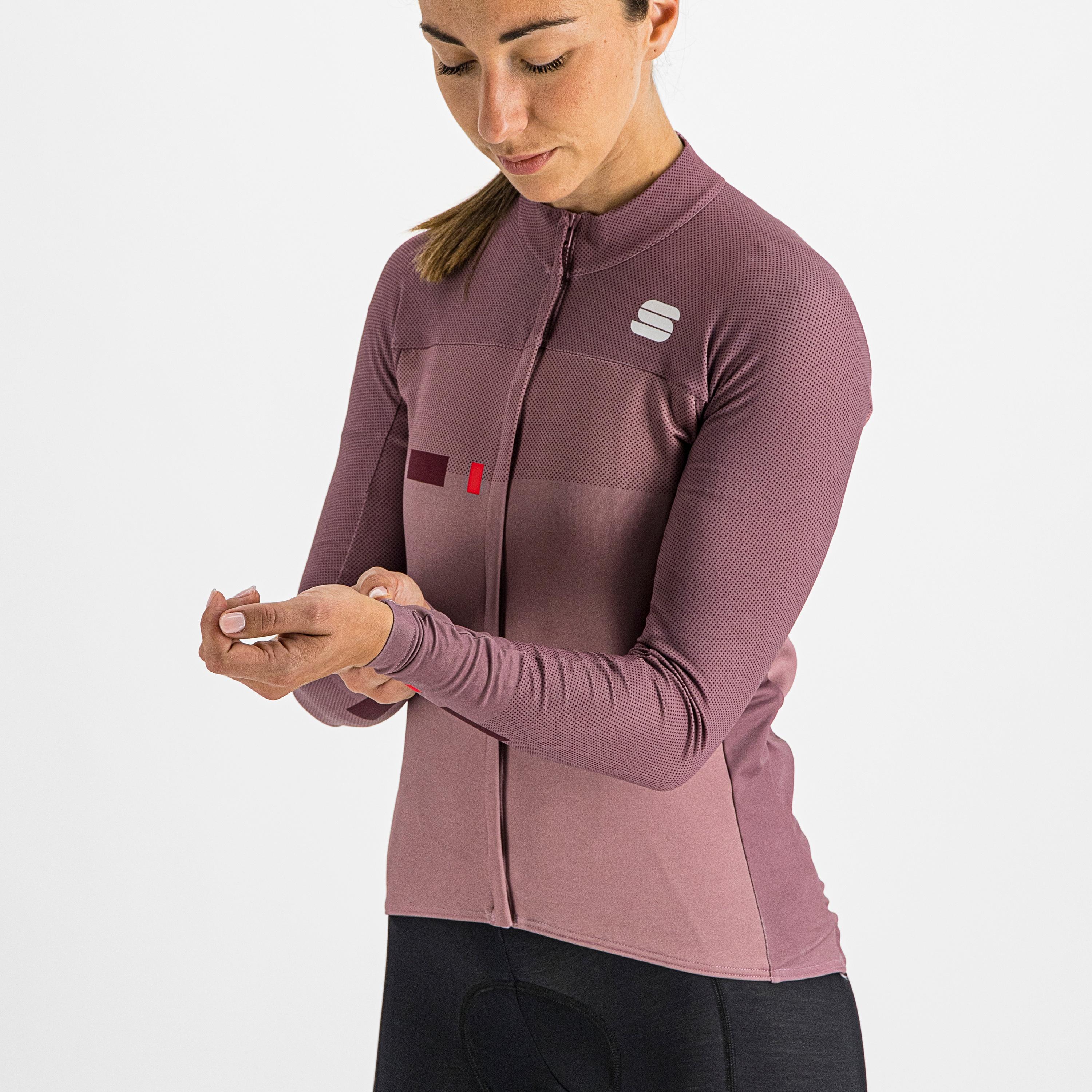 Bodyfit pro w thermal jersey - mauve - sportful