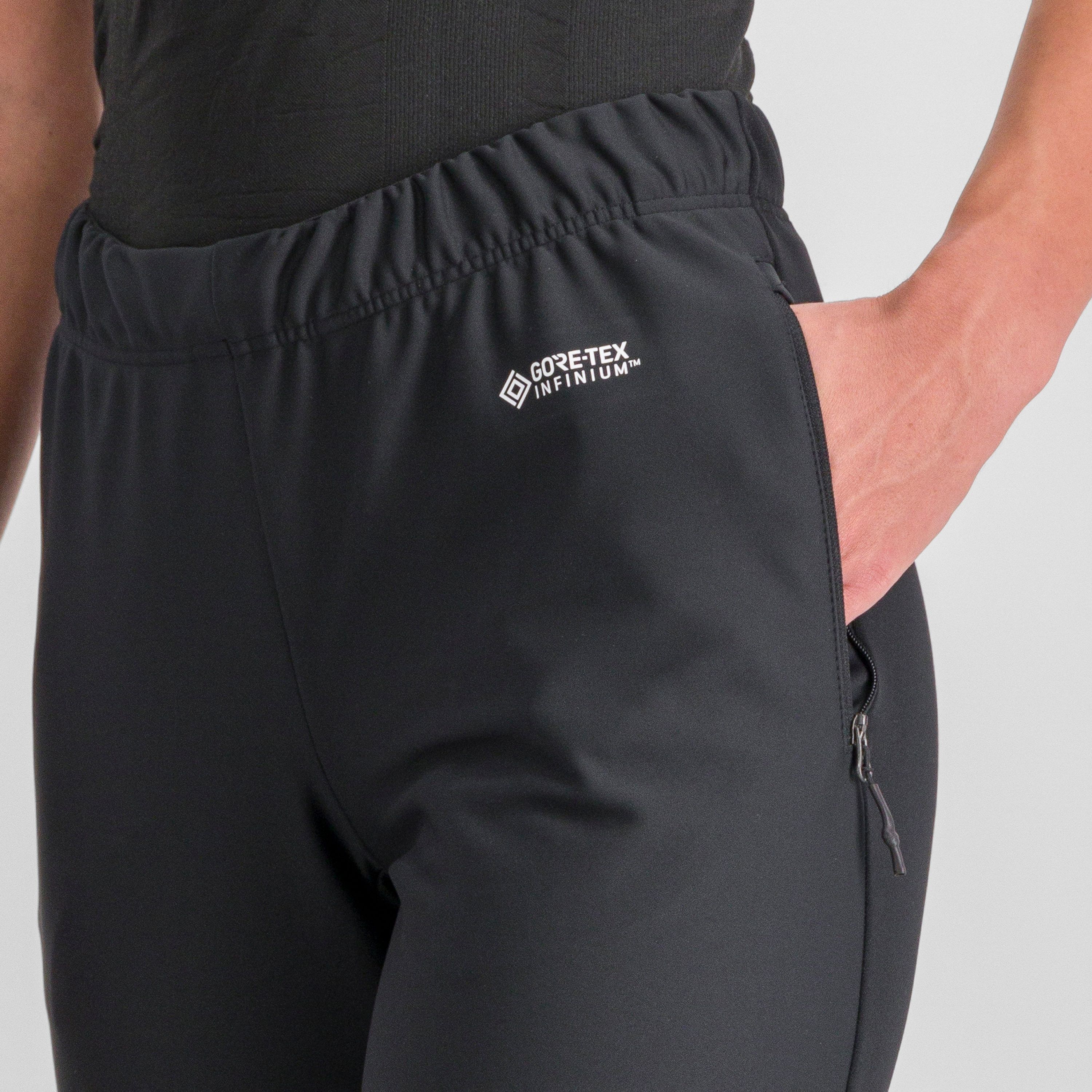 Squadra w pant short zip - black - sportful
