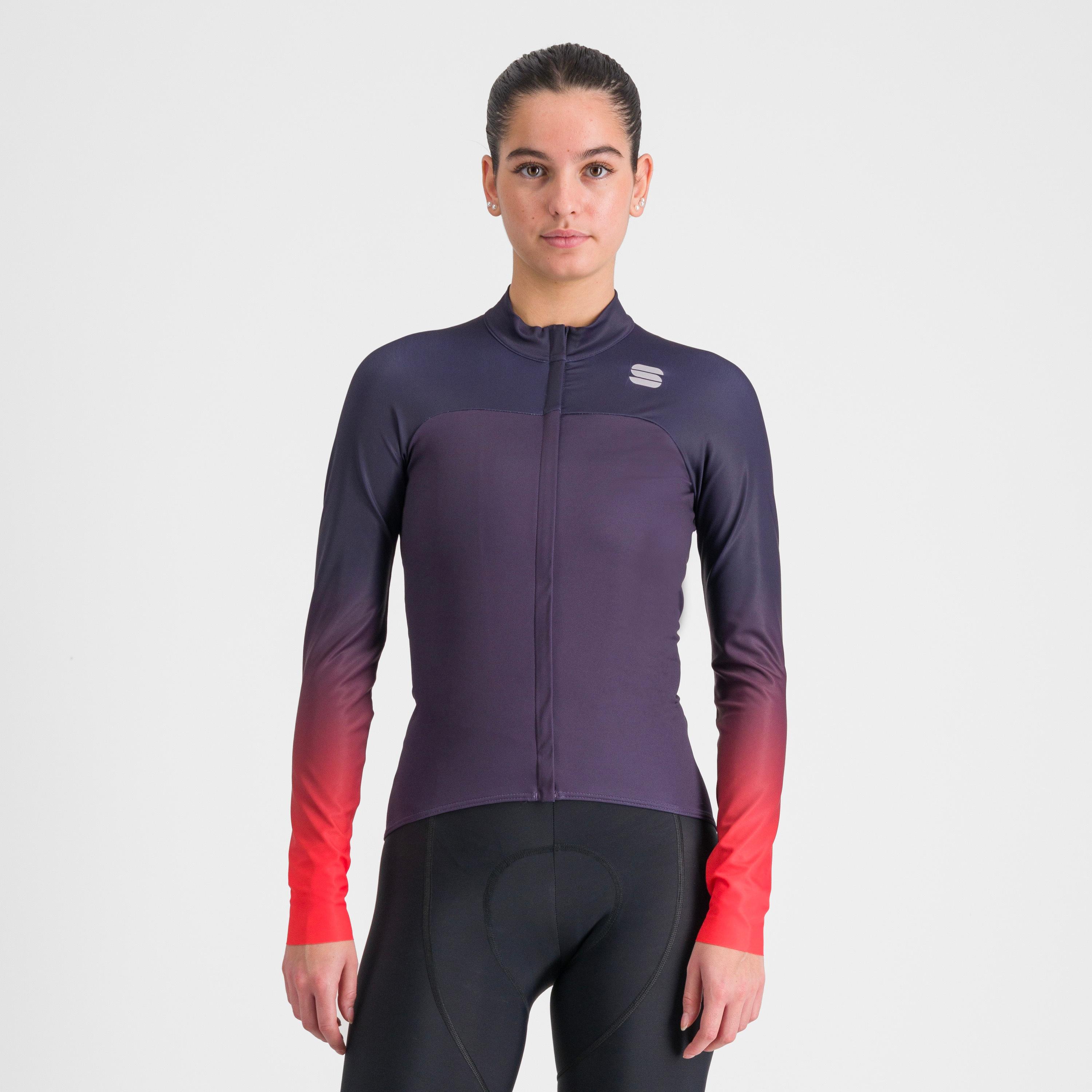 Bodyfit pro w thermal jersey - nighshade pompelmo - sportful