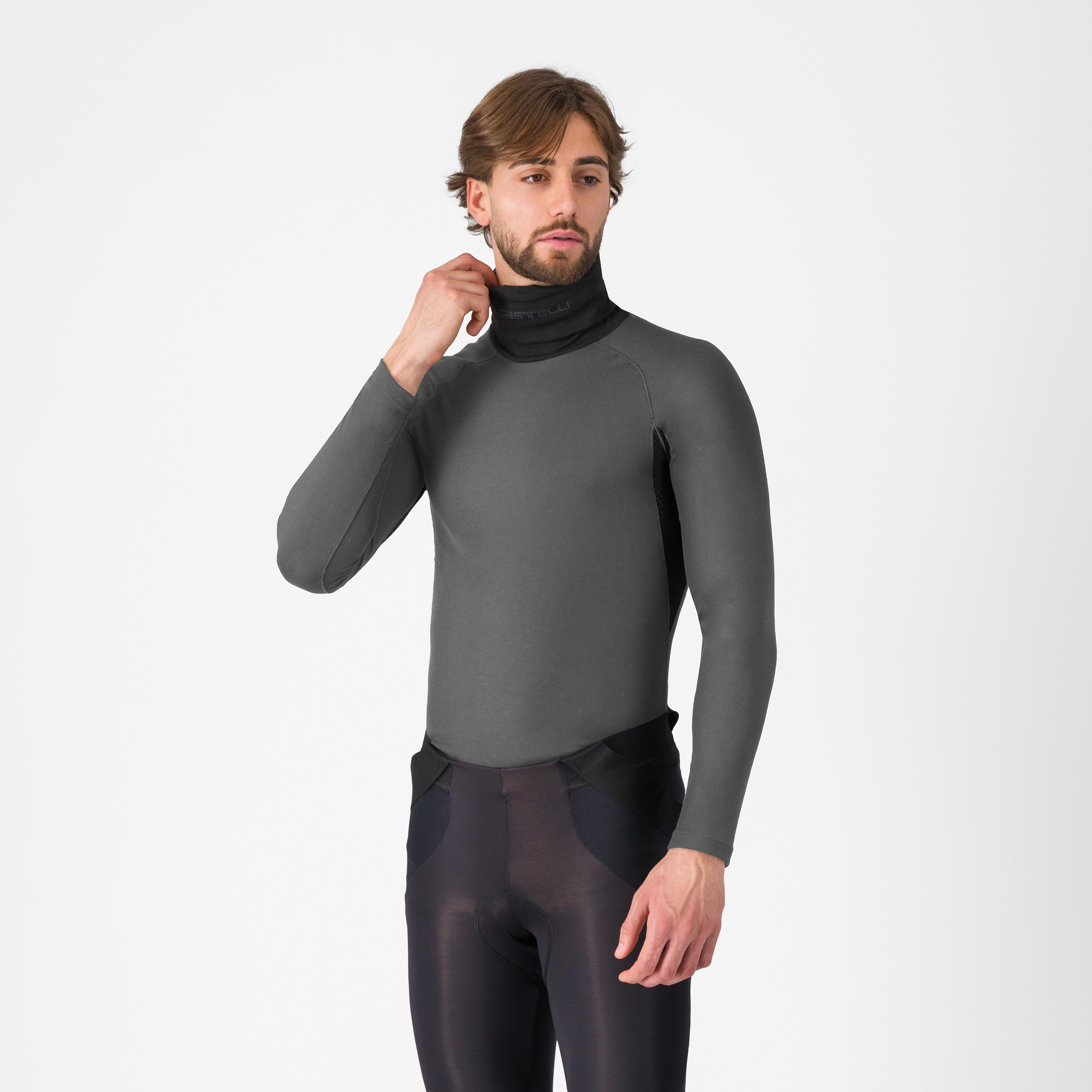 Flanders 2 high neck warmer - gray - castelli