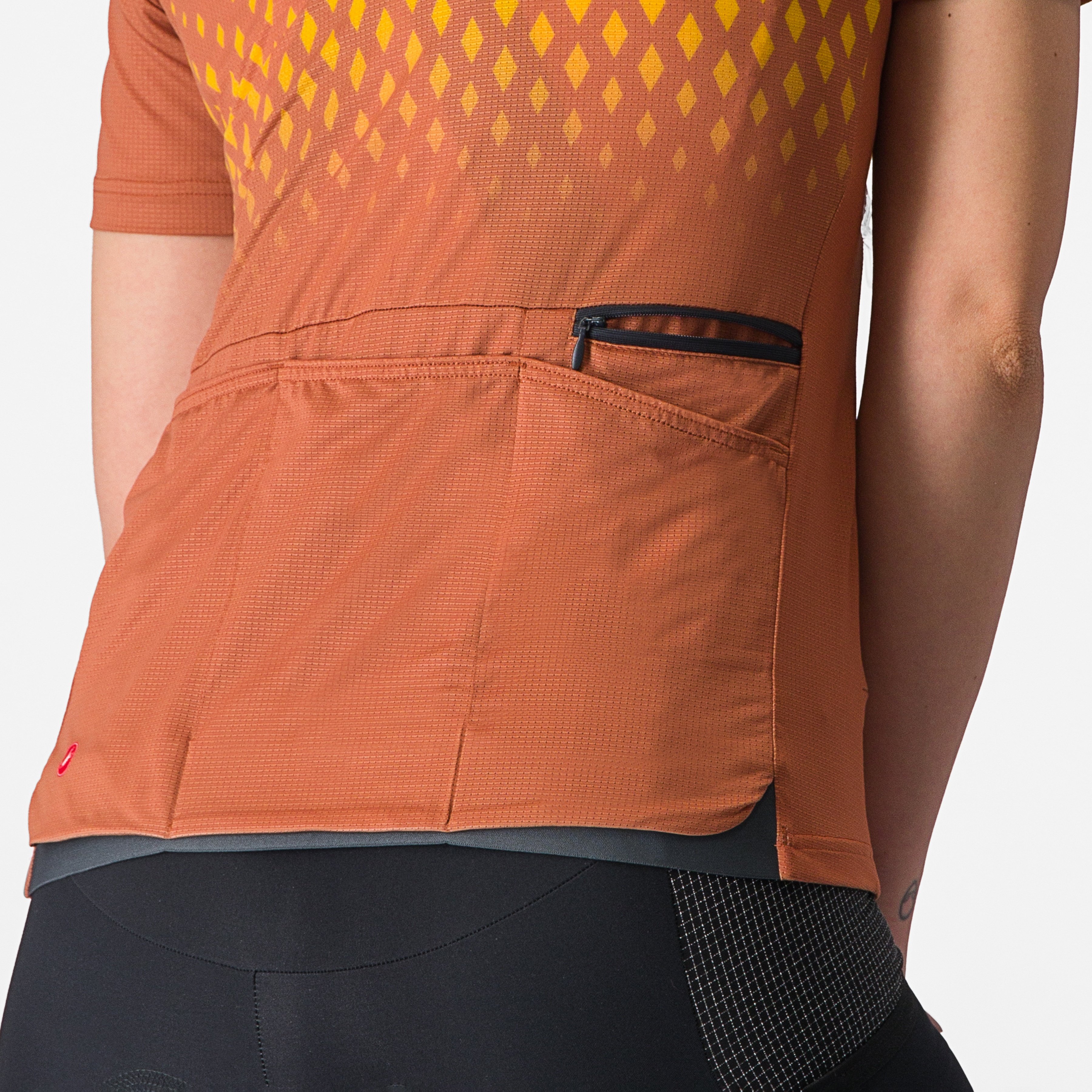Unlimited sentiero 3 jersey - mocha/goldenrod - castelli