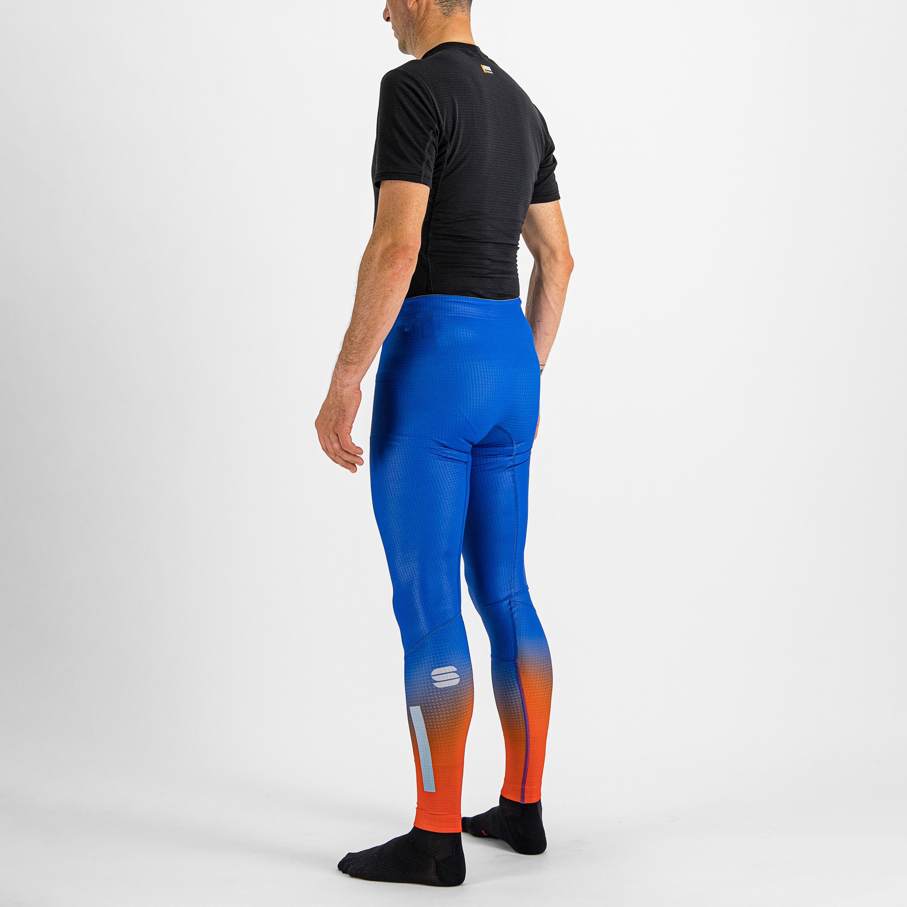 Apex tight - blue ceramic / fire red - sportful