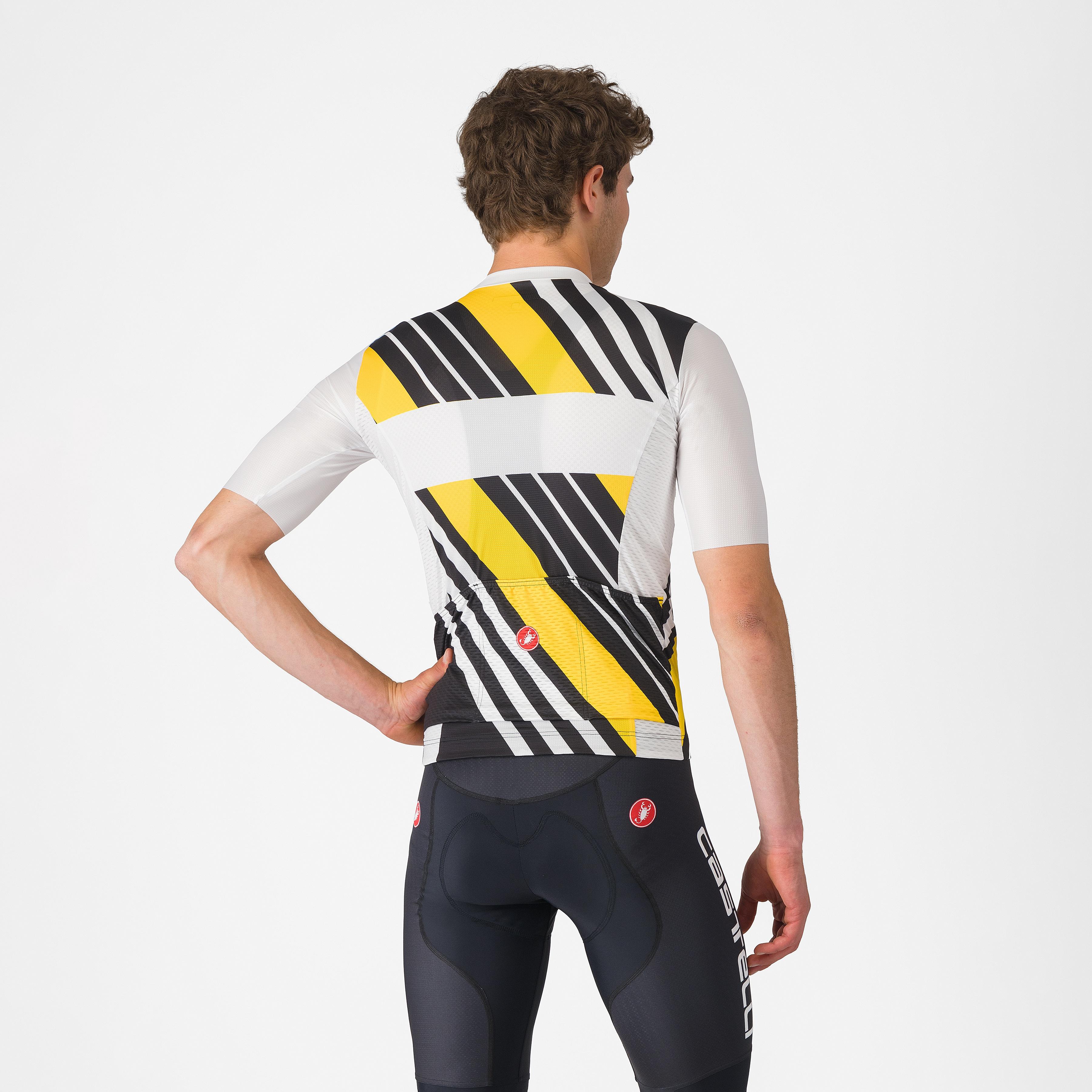 Heritage jersey - black/white-yellow - castelli