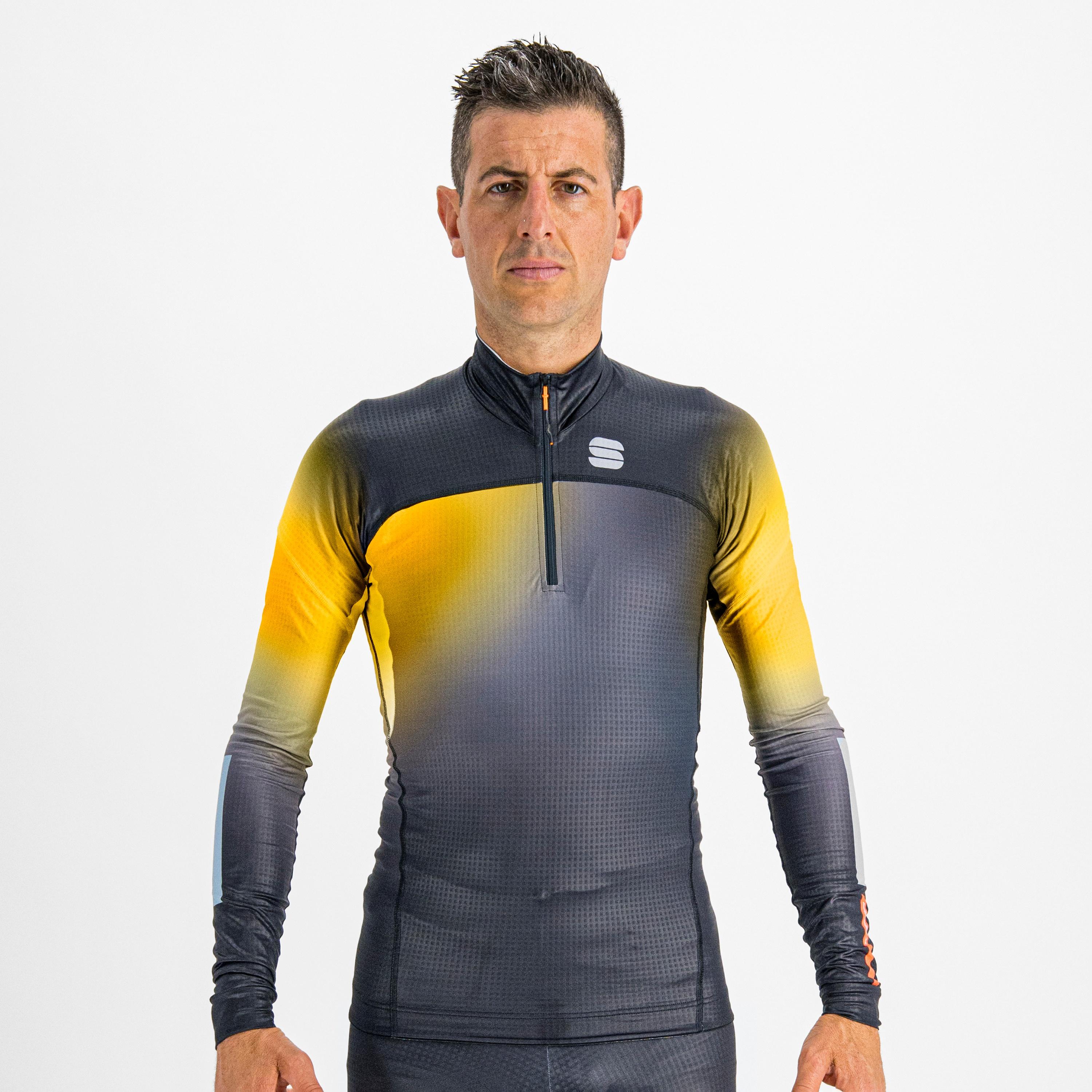 Apex jersey - dark gray / yellow - sportful