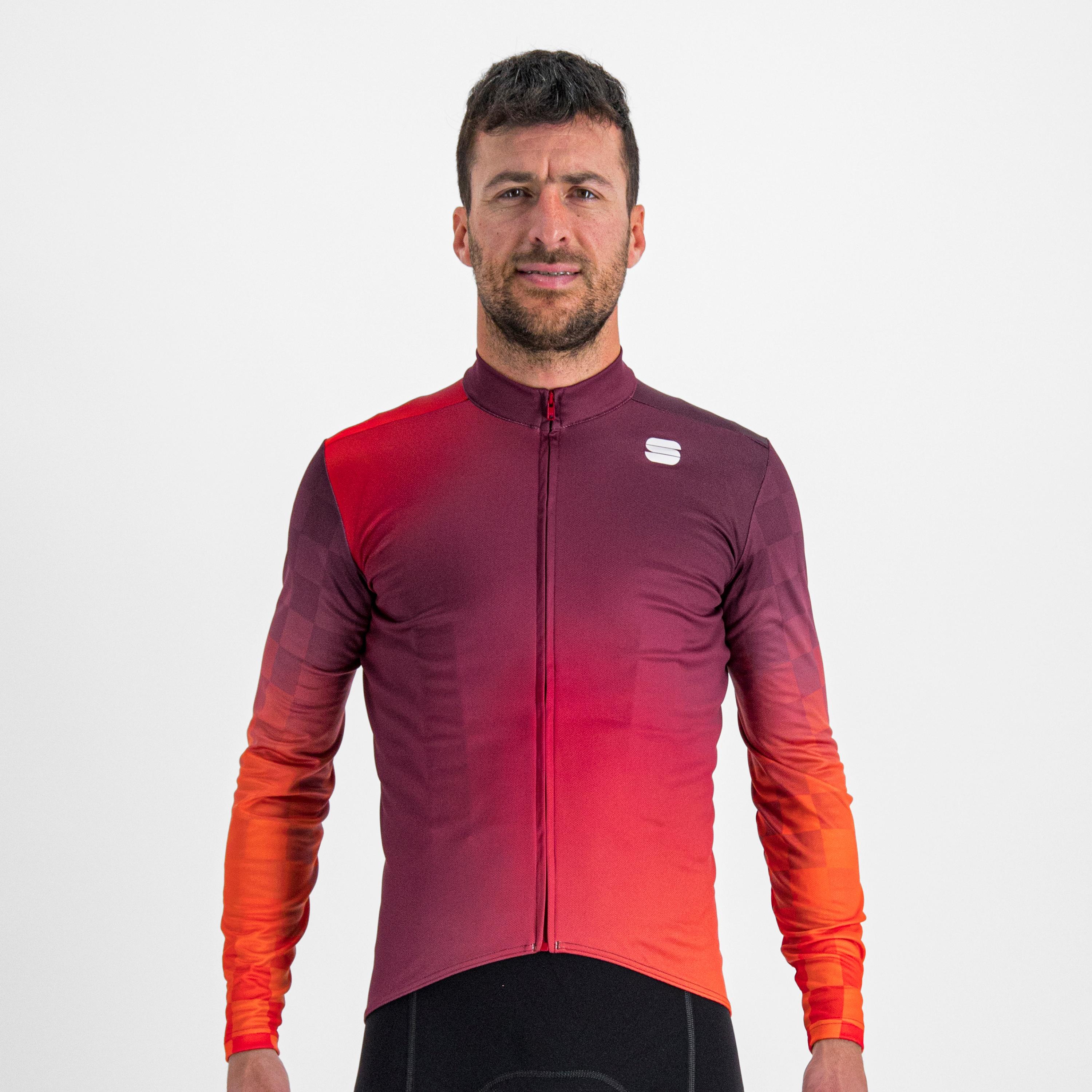 Rocket thermal jersey - red rumba pompelmo - sportful