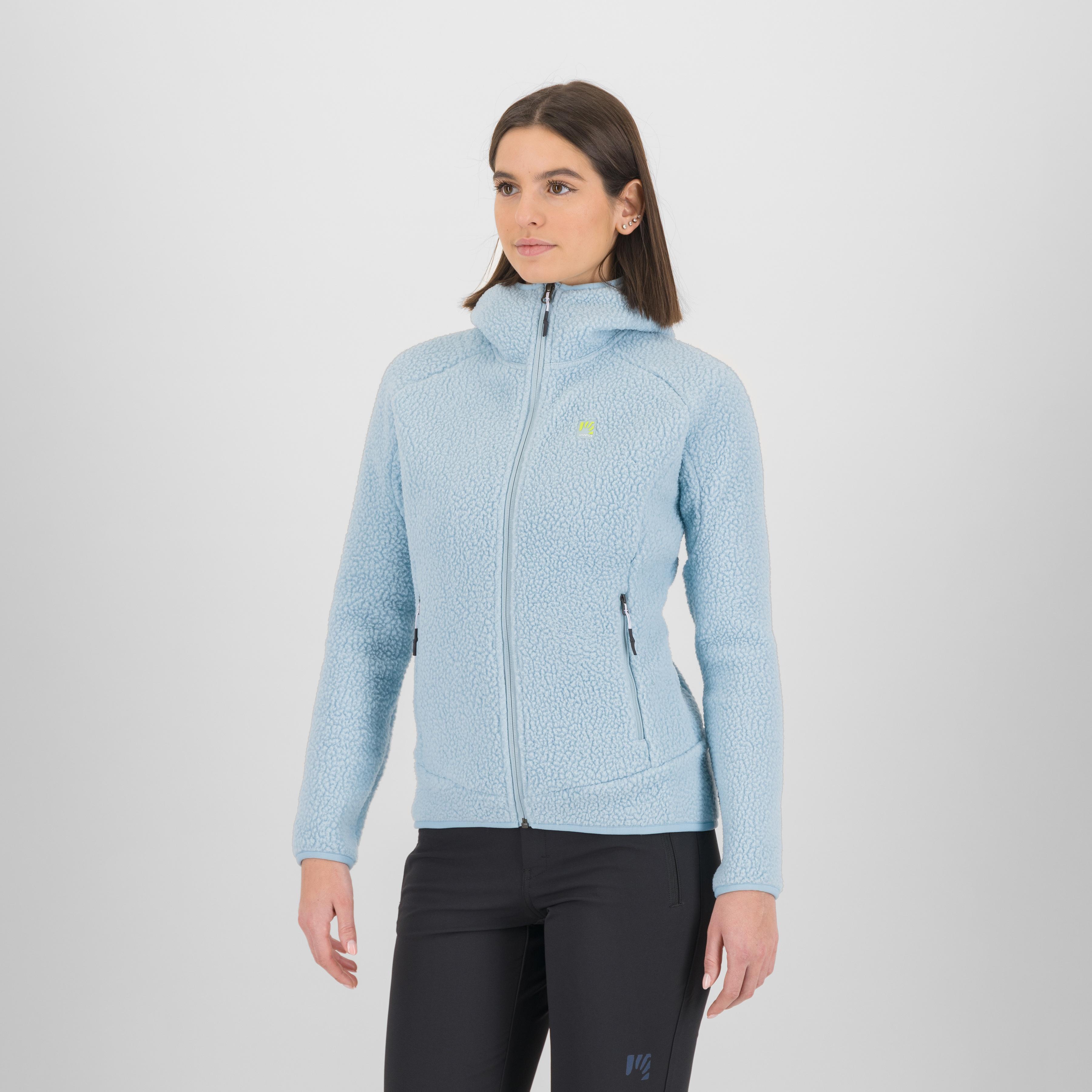 Moiazza retrò hoodie w fleece - forget - karpos