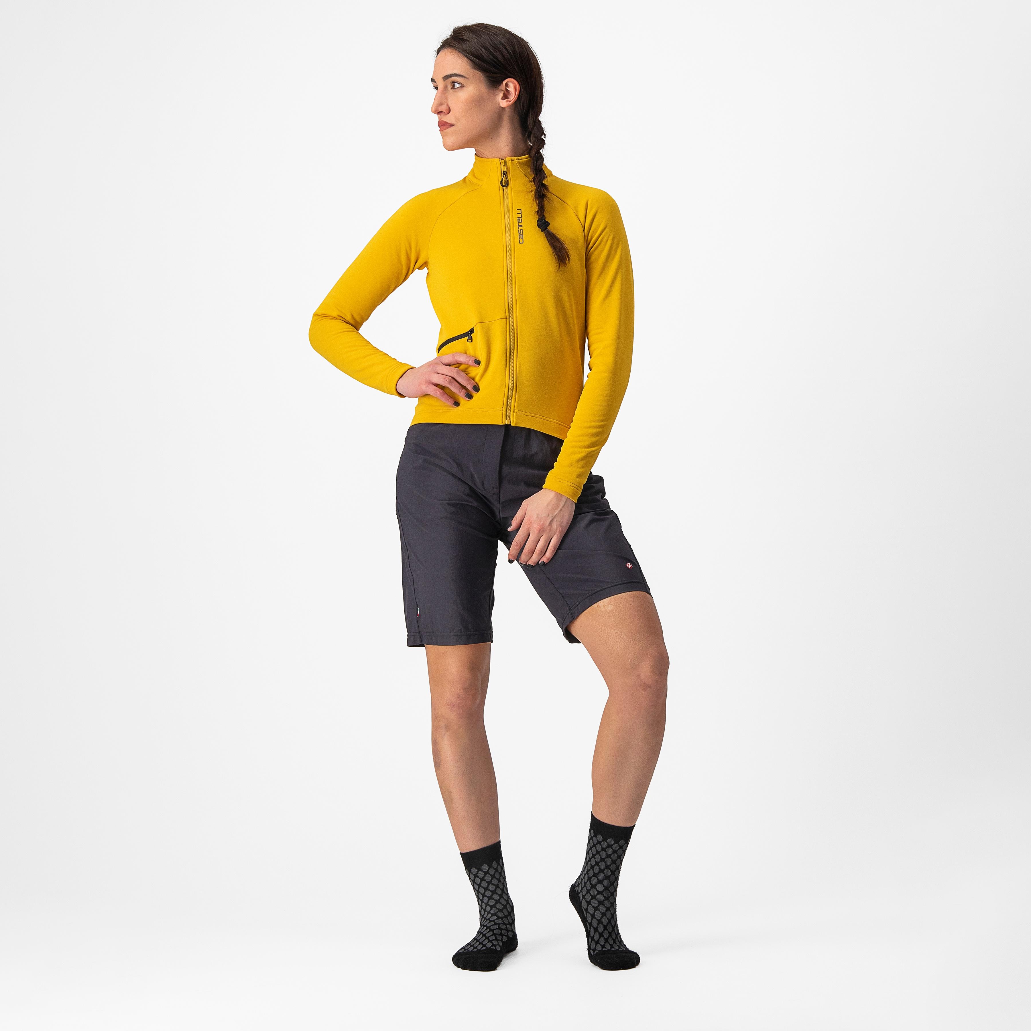Unlimited trail w jersey - goldenrod/dark gray - castelli