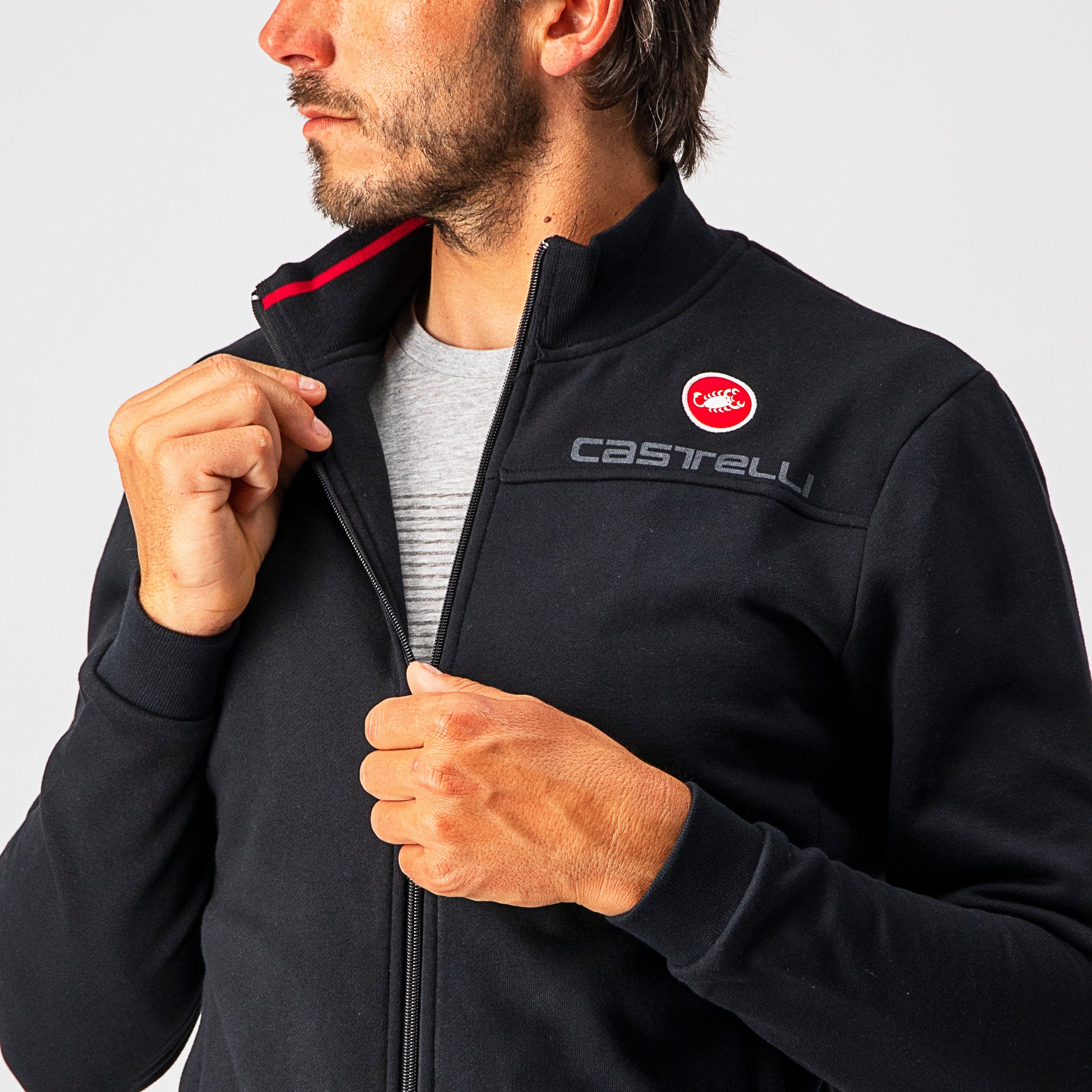 Milano track jacket - black - castelli