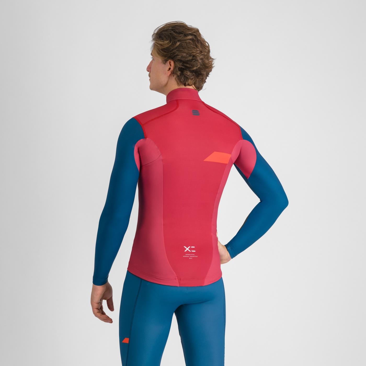 Squadra jersey - red rumba/teal blu - sportful