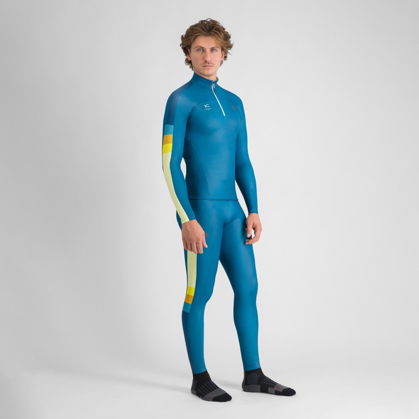 Apex tight - blue corsair/green/yellow - sportful